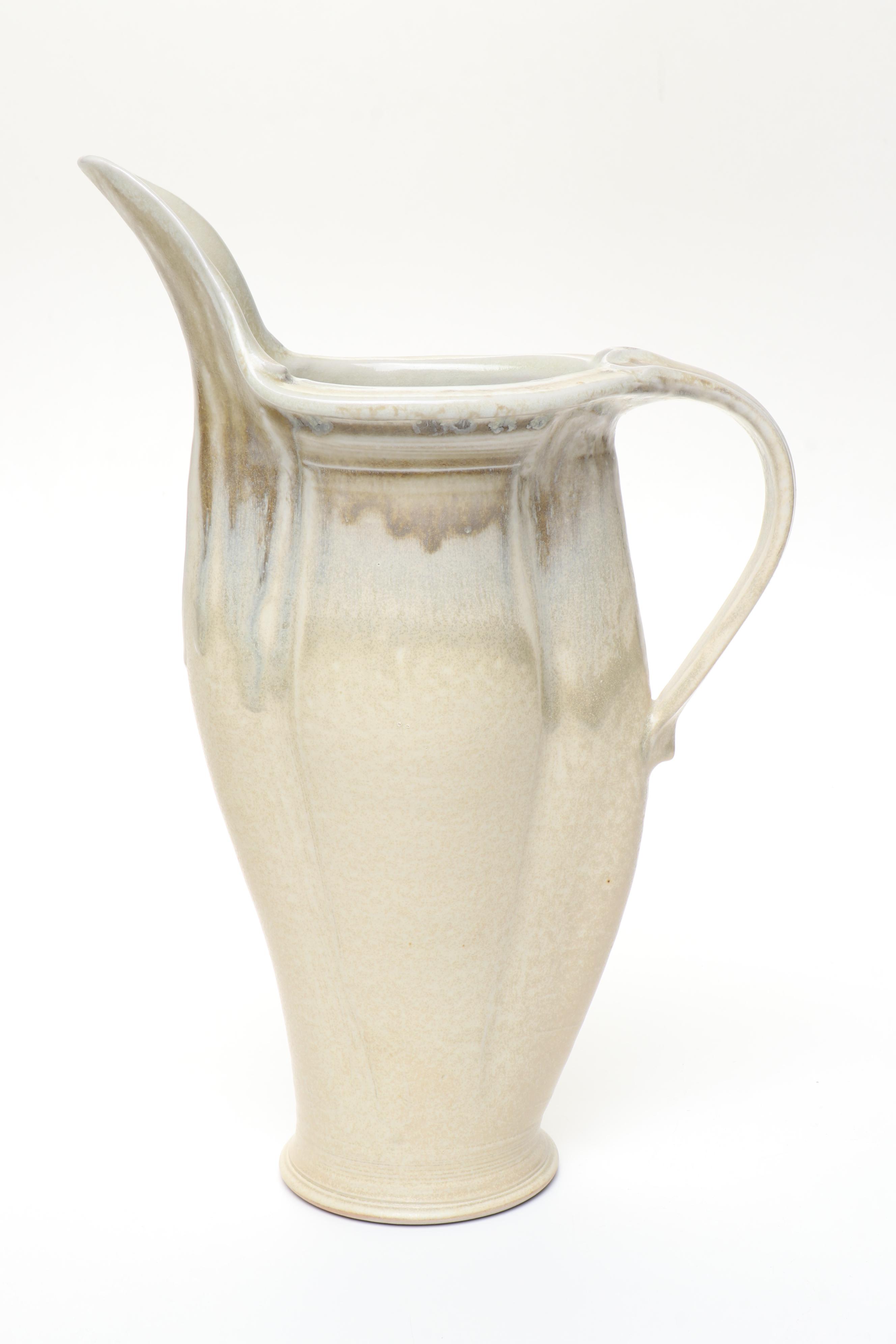 Nell Hazinski, More Signed Art Pottery Ewer, Pitcher and Bowls