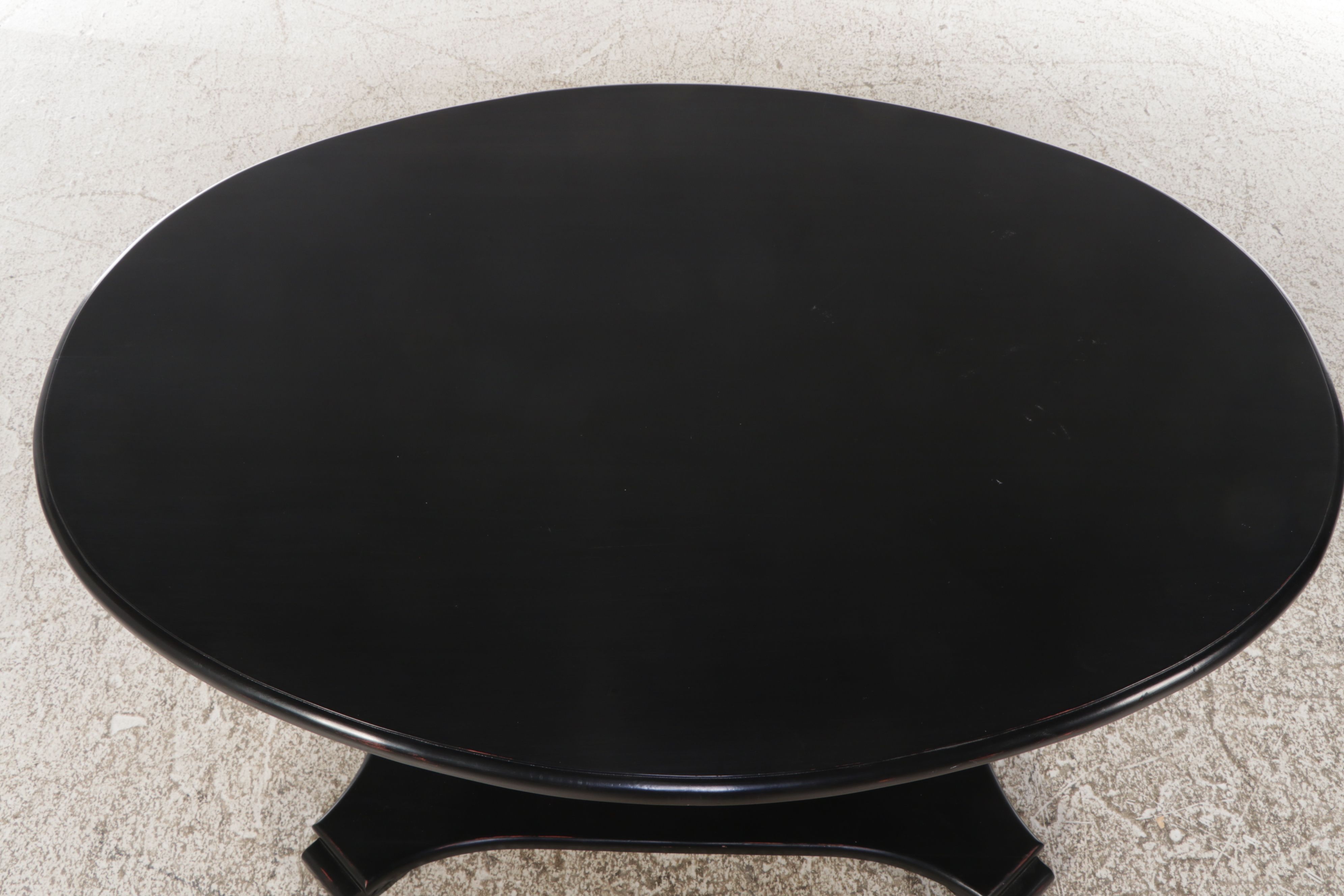 Empire Inspired Ebonized Wood Console Table