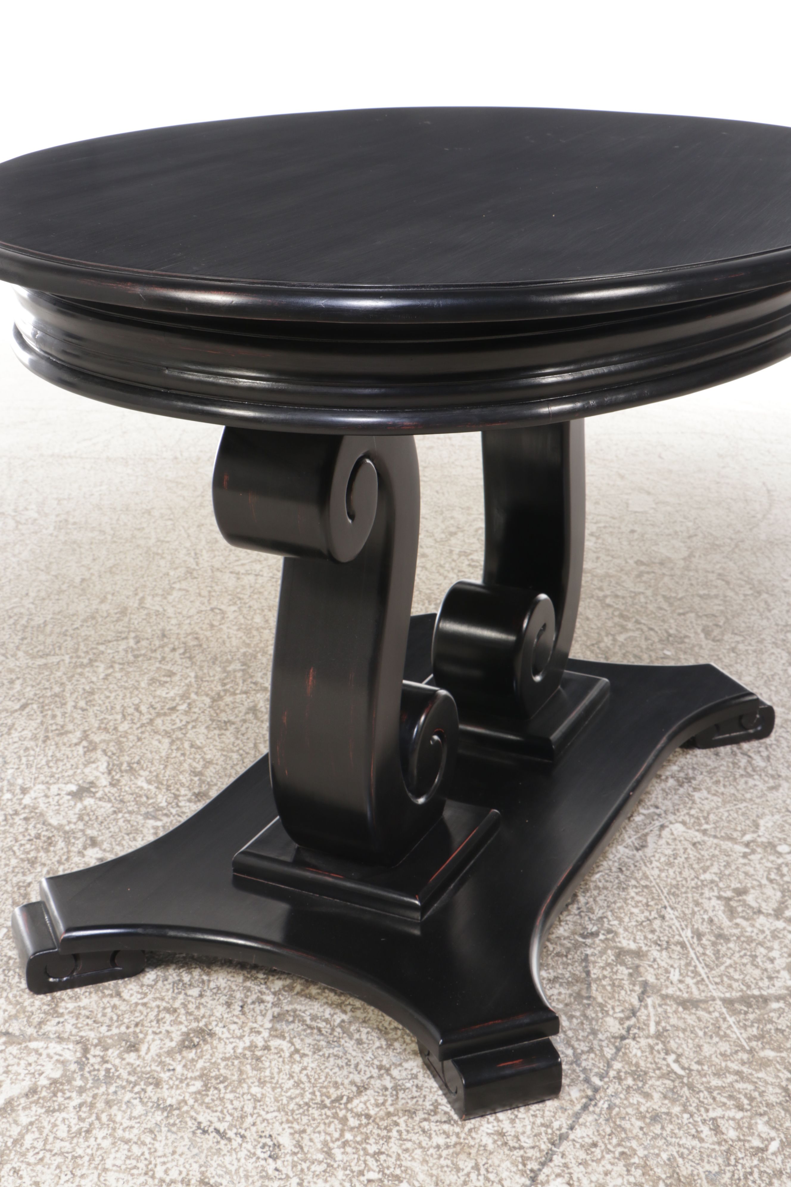 Empire Inspired Ebonized Wood Console Table