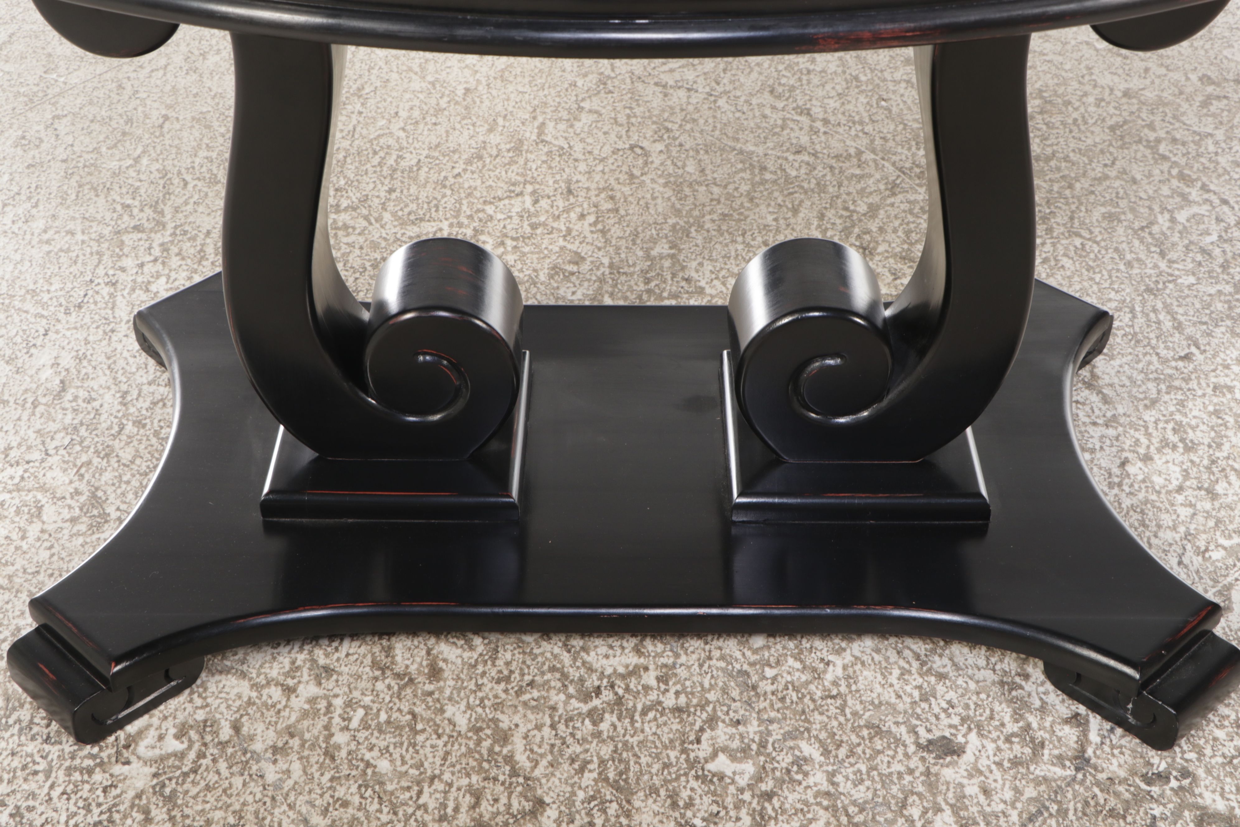 Empire Inspired Ebonized Wood Console Table