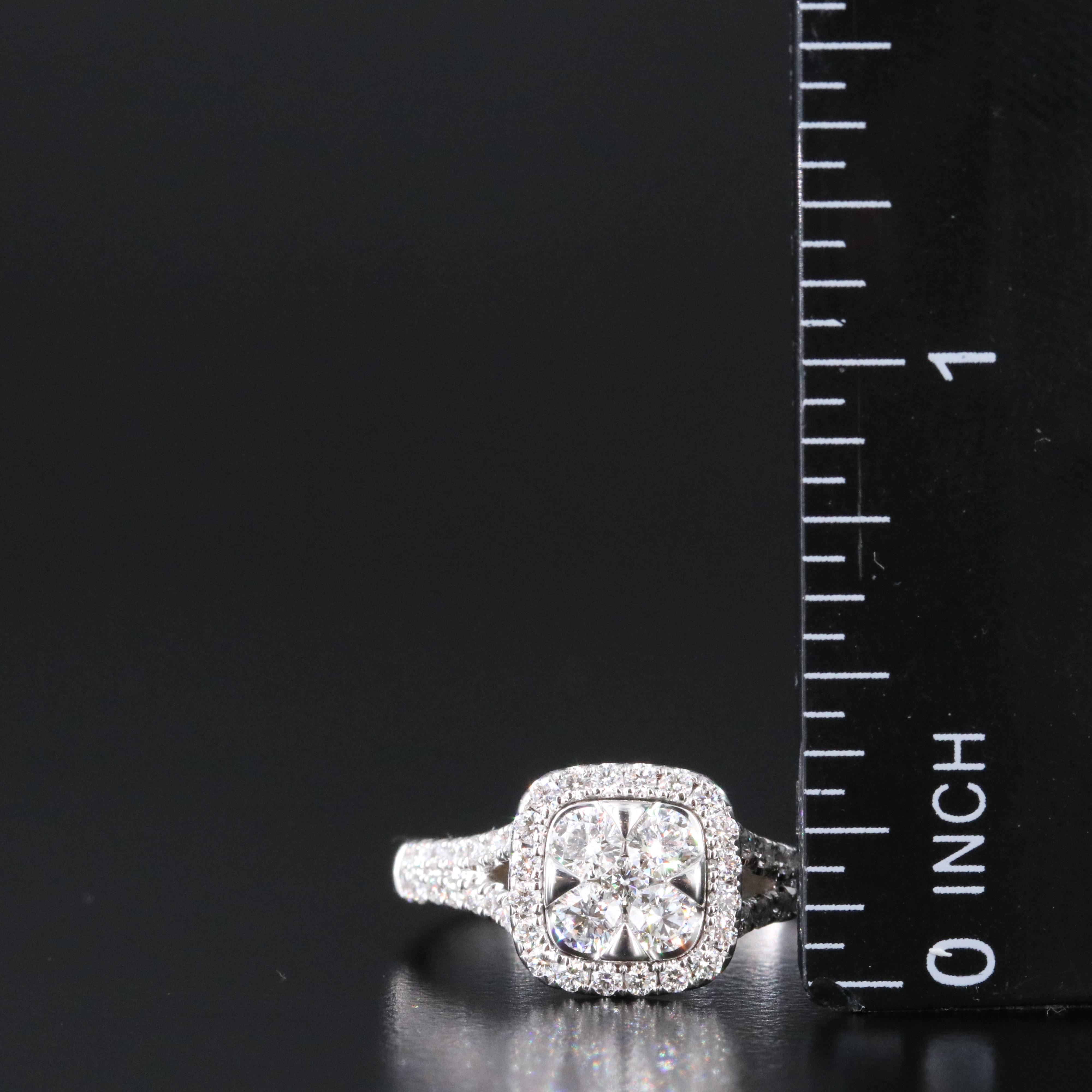 14K 0.90 CTW Diamond Ring