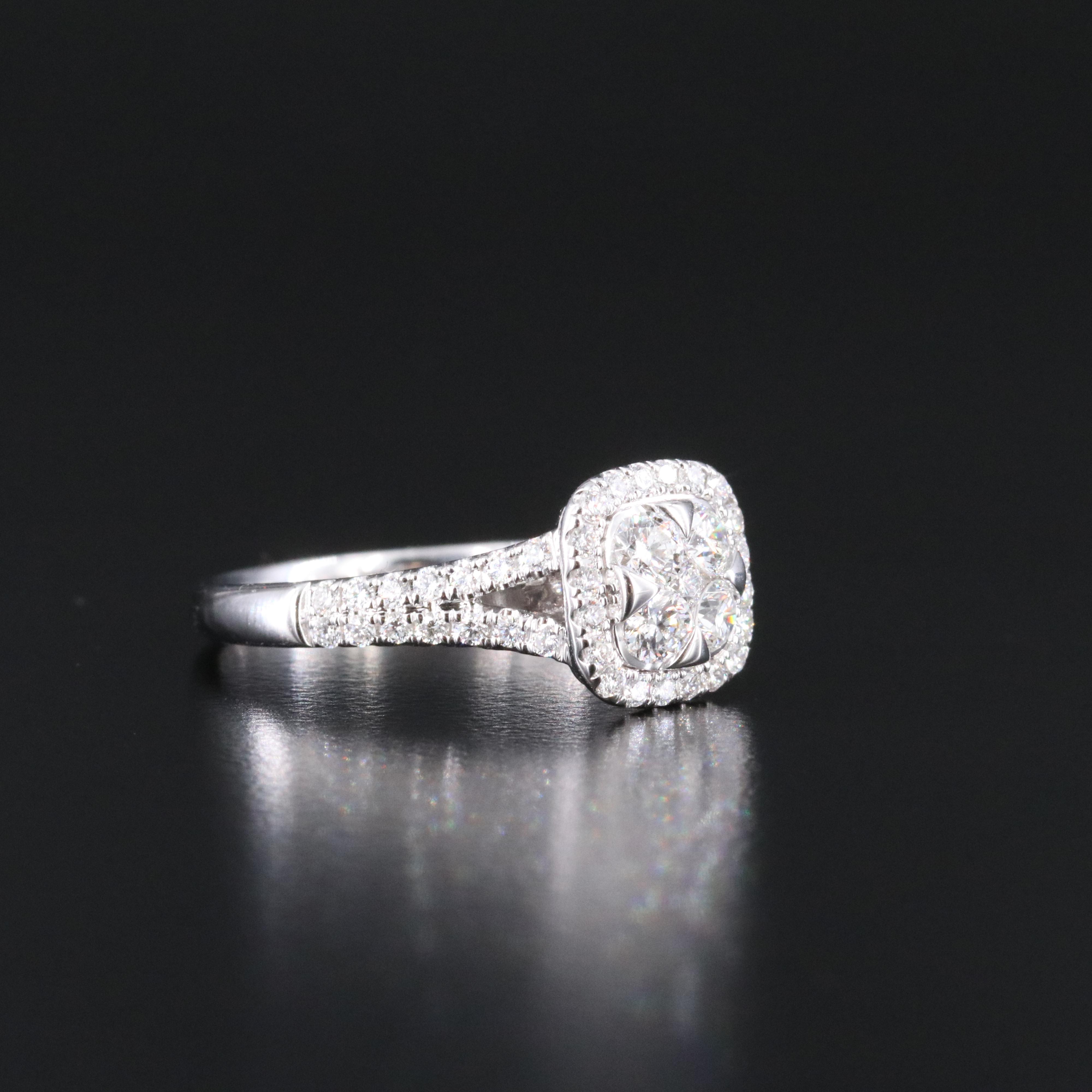 14K 0.90 CTW Diamond Ring
