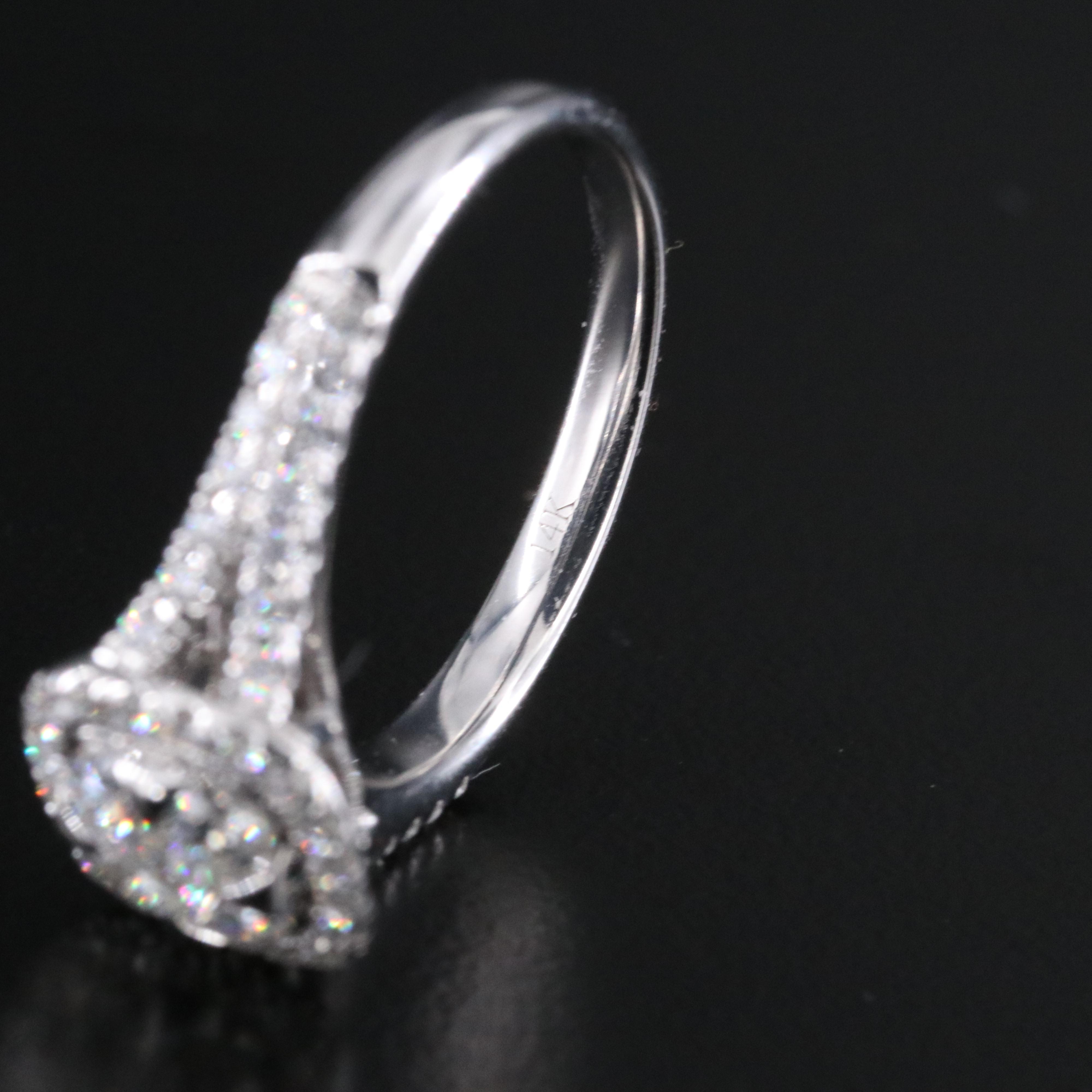 14K 0.90 CTW Diamond Ring