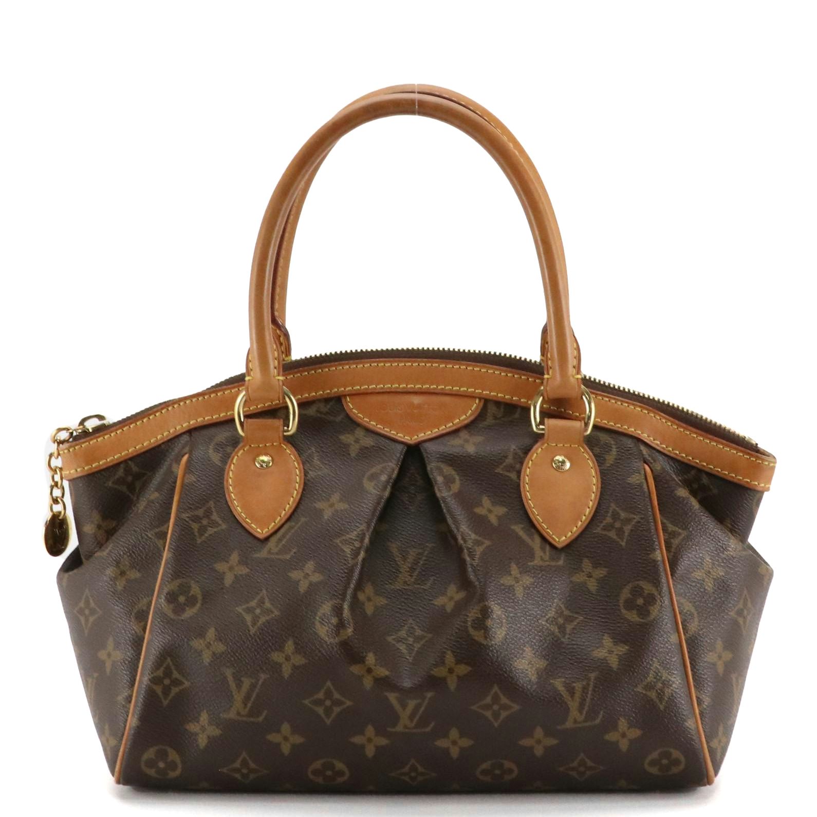 Louis Vuitton Tivoli PM Handbag in Monogram Canvas and Vachetta Leather