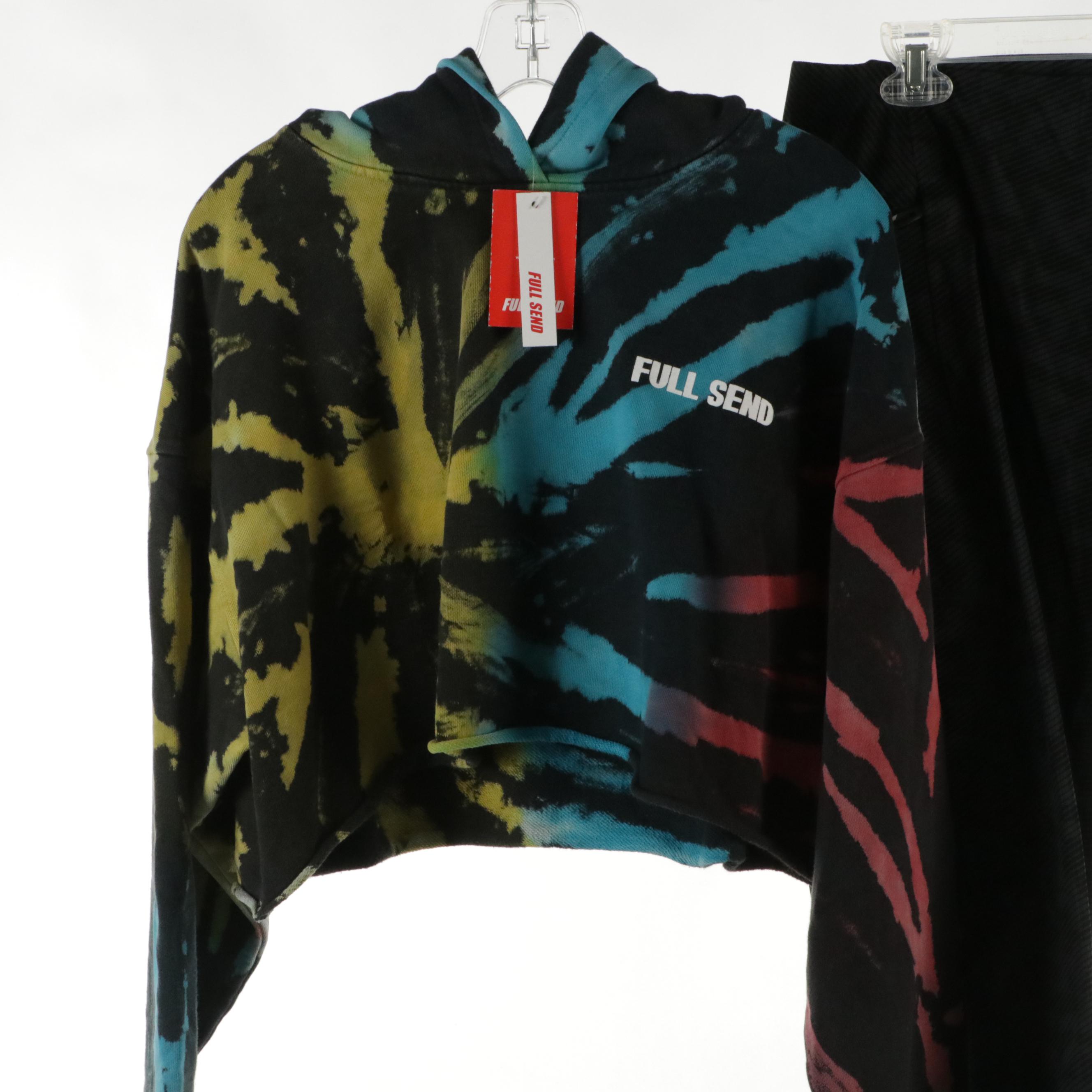 Full Send Cropped Hoodie and Adidas TERREX Xperior Light Pants, With Tags