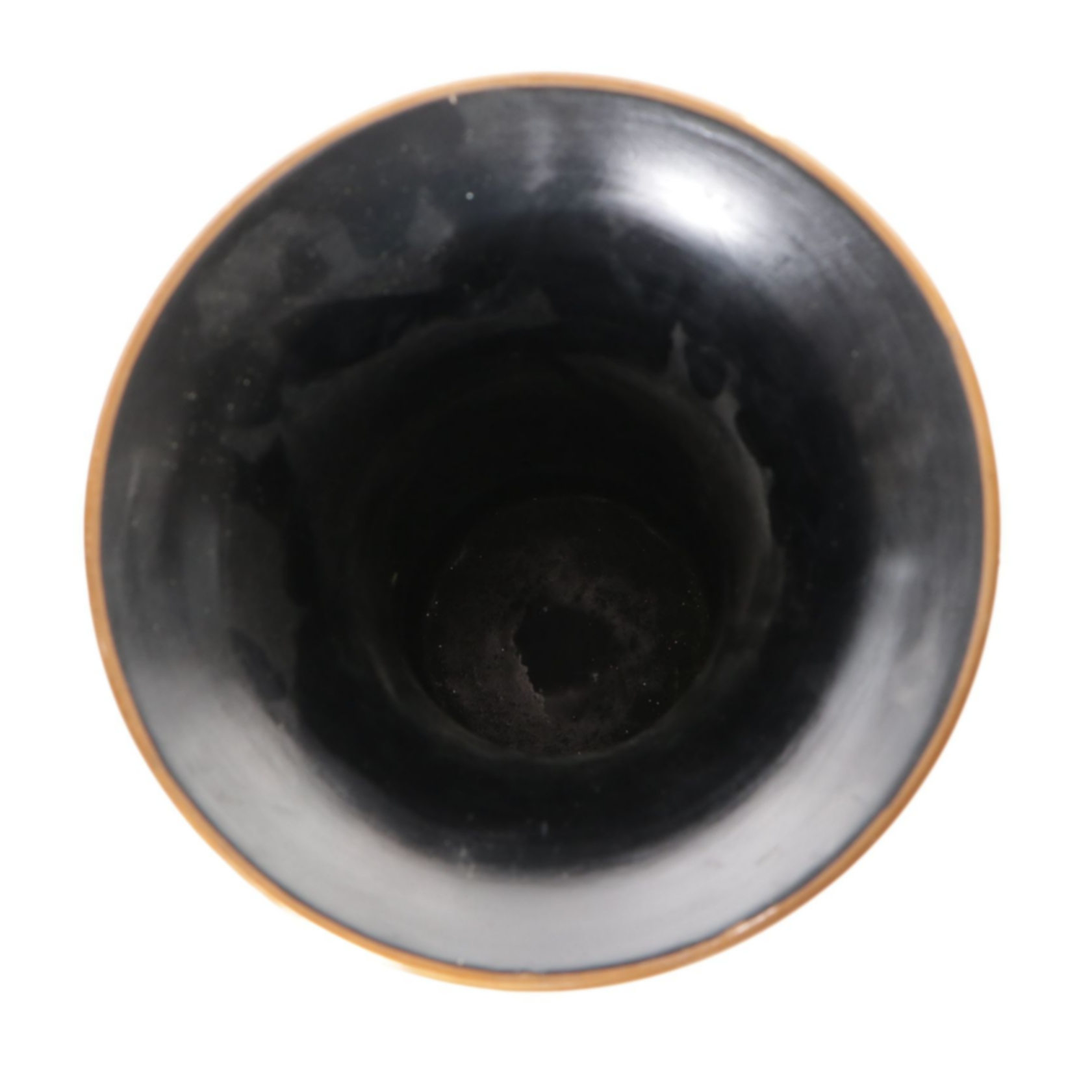 Pair of Ceramic Decorative Crackle Vases with Rose Motifs