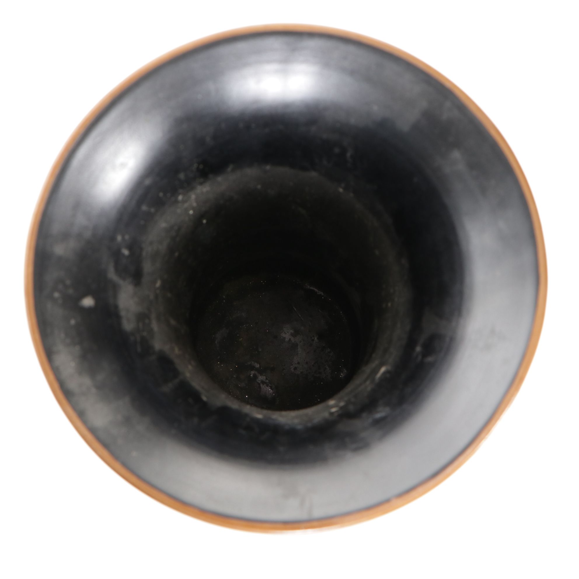 Pair of Ceramic Decorative Crackle Vases with Rose Motifs