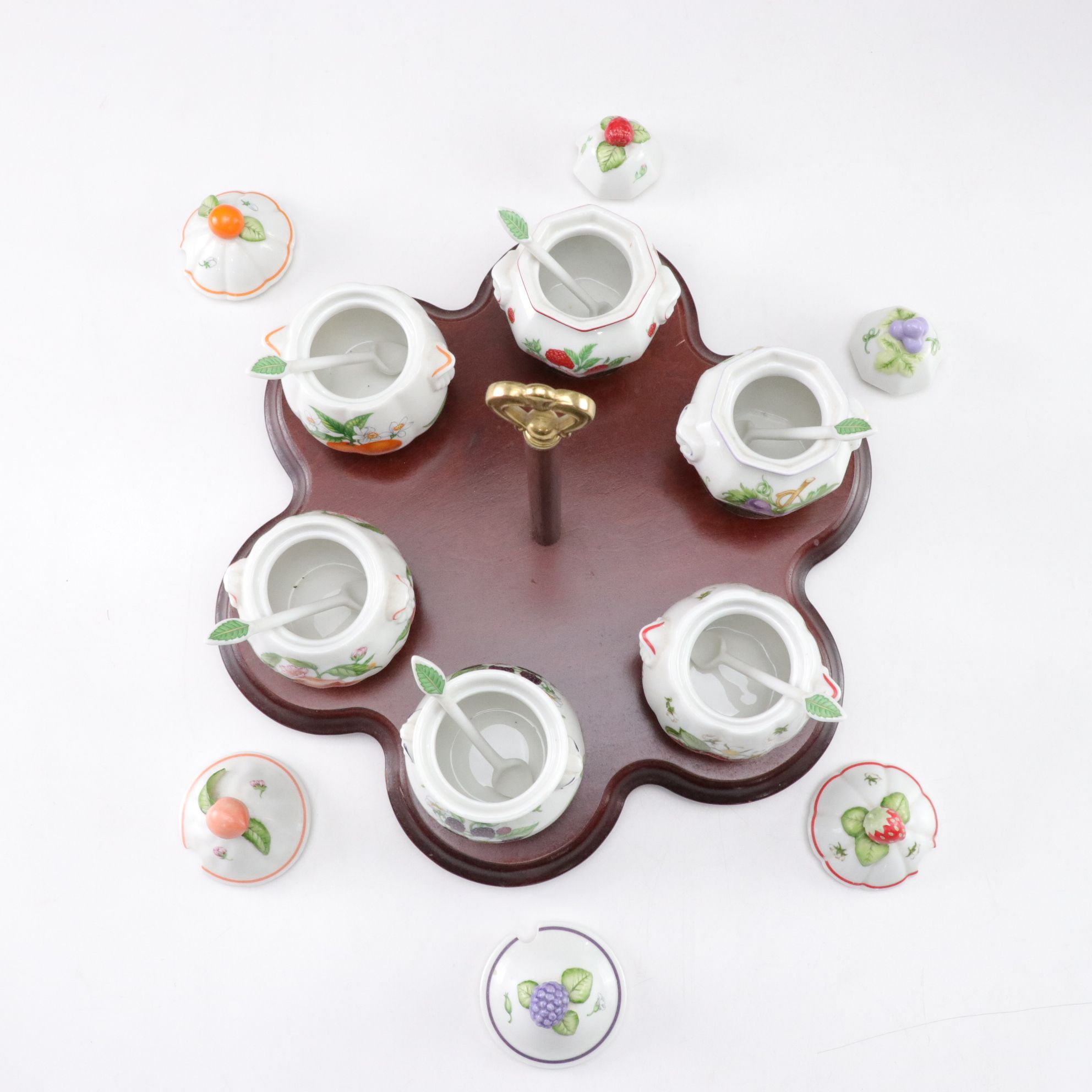 Lenox "Lenox Orchard" Jam & Jelly Set with Carraro Dragonfly Pitcher