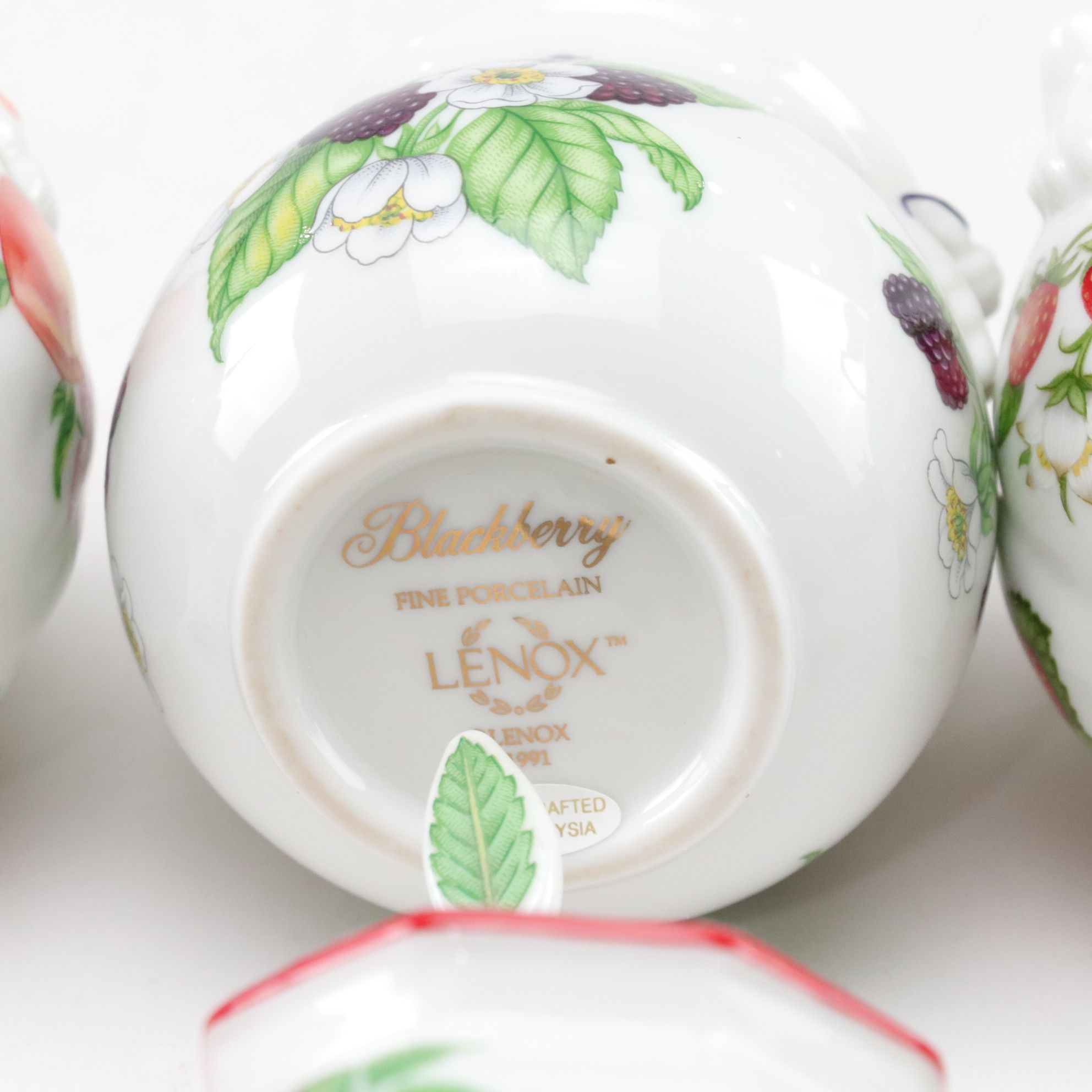 Lenox "Lenox Orchard" Jam & Jelly Set with Carraro Dragonfly Pitcher