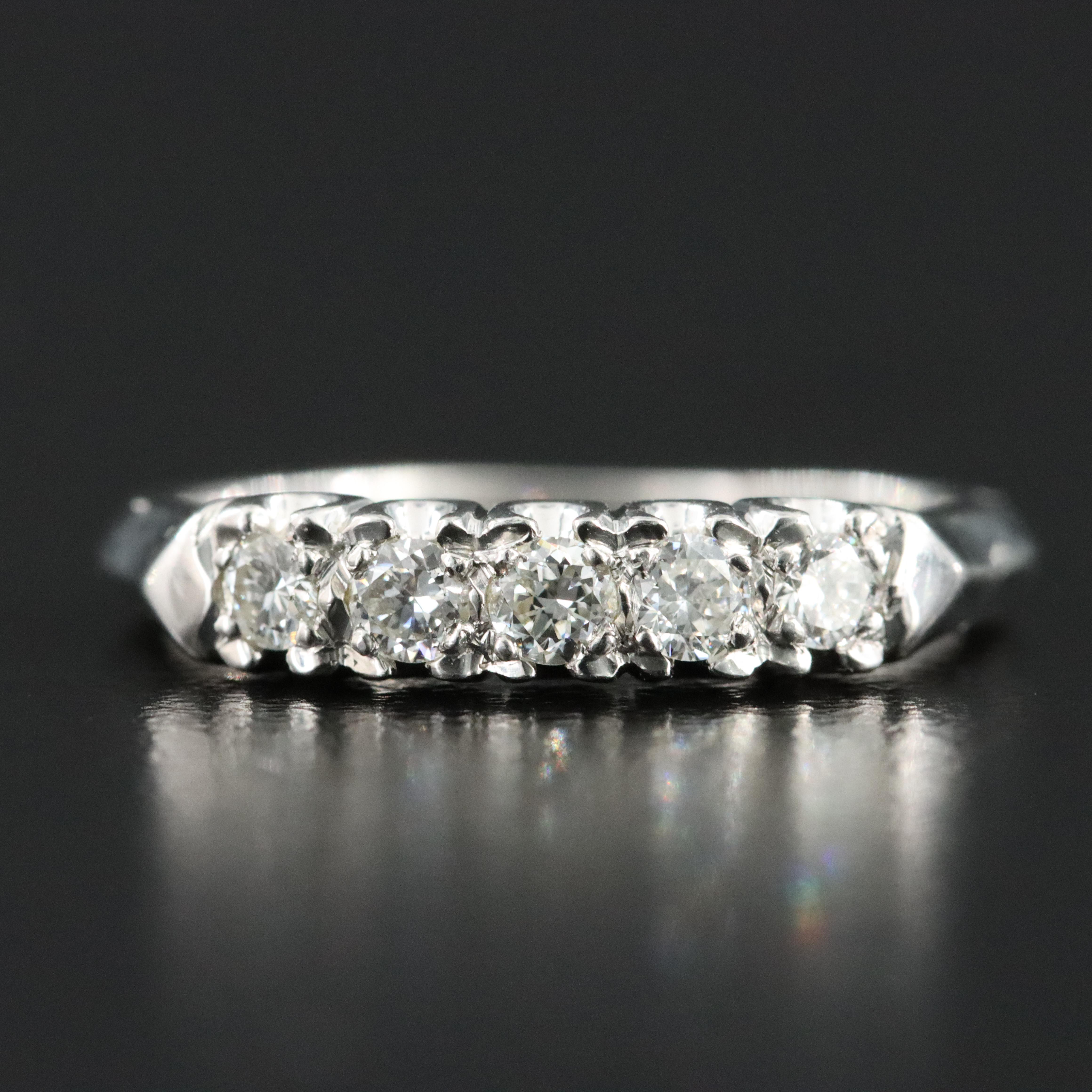 Platinum 0.25 CTW Diamond Ring