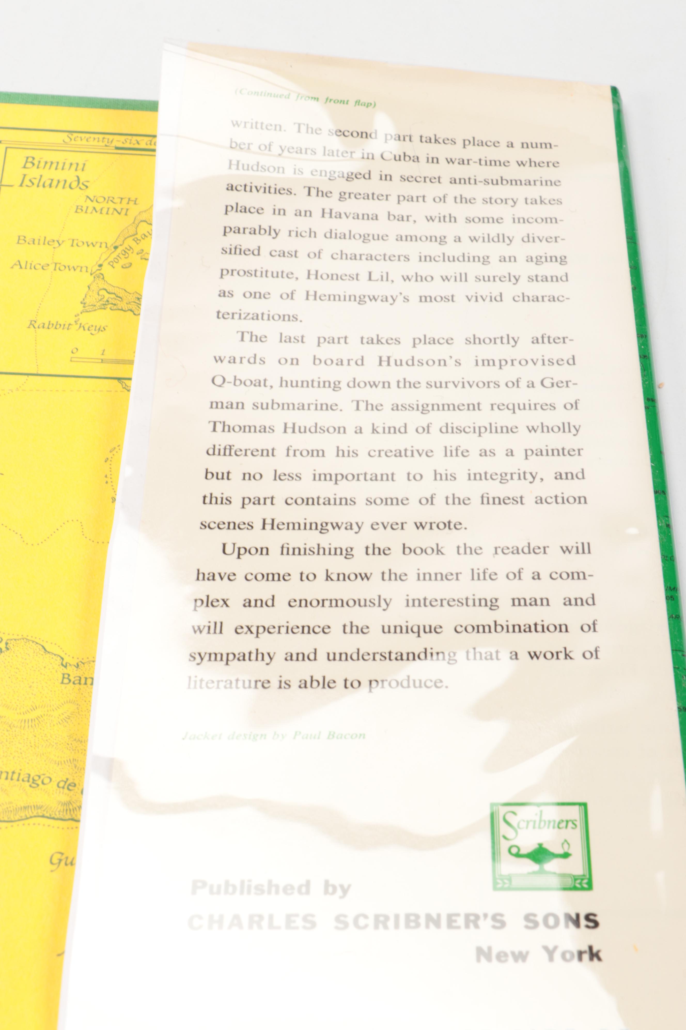 First Edition "Islands in the Stream" by Ernest Hemingway, 1970