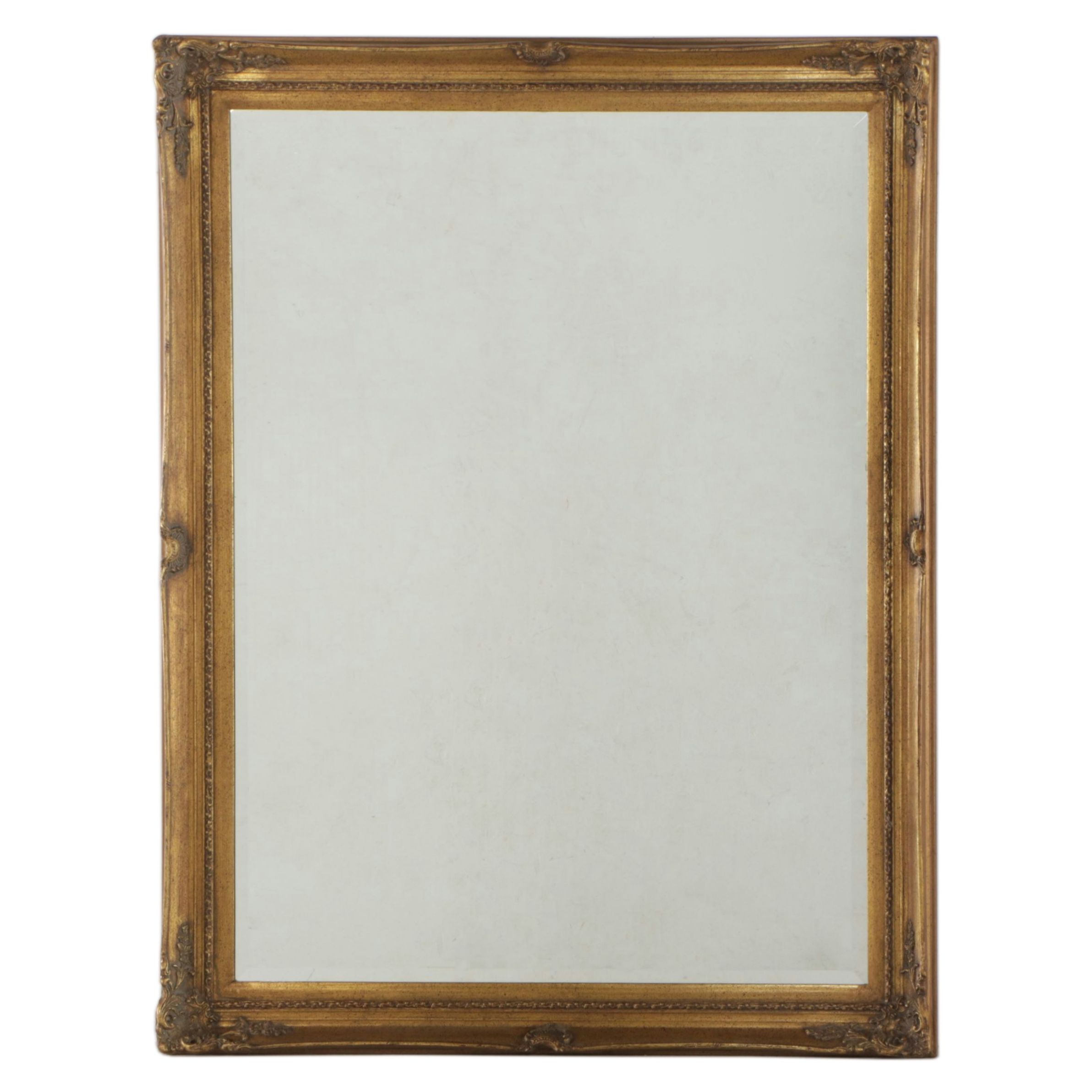 American Decor, Inc., Victorian Style Gilt Wood Rectangular Wall Mirror