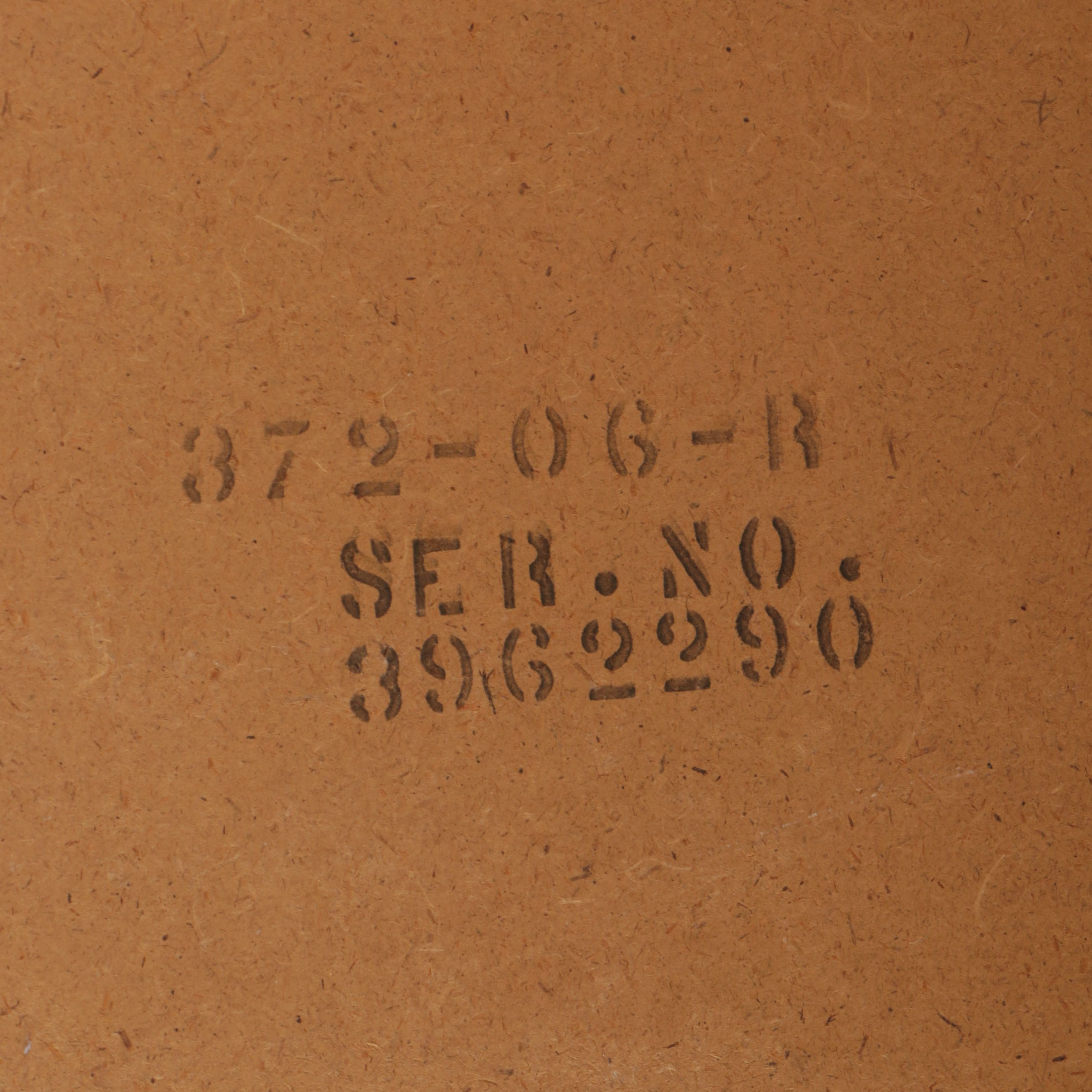 Lane Walnut Finish Frame Wall Mirror, Mid to Late 20th Century