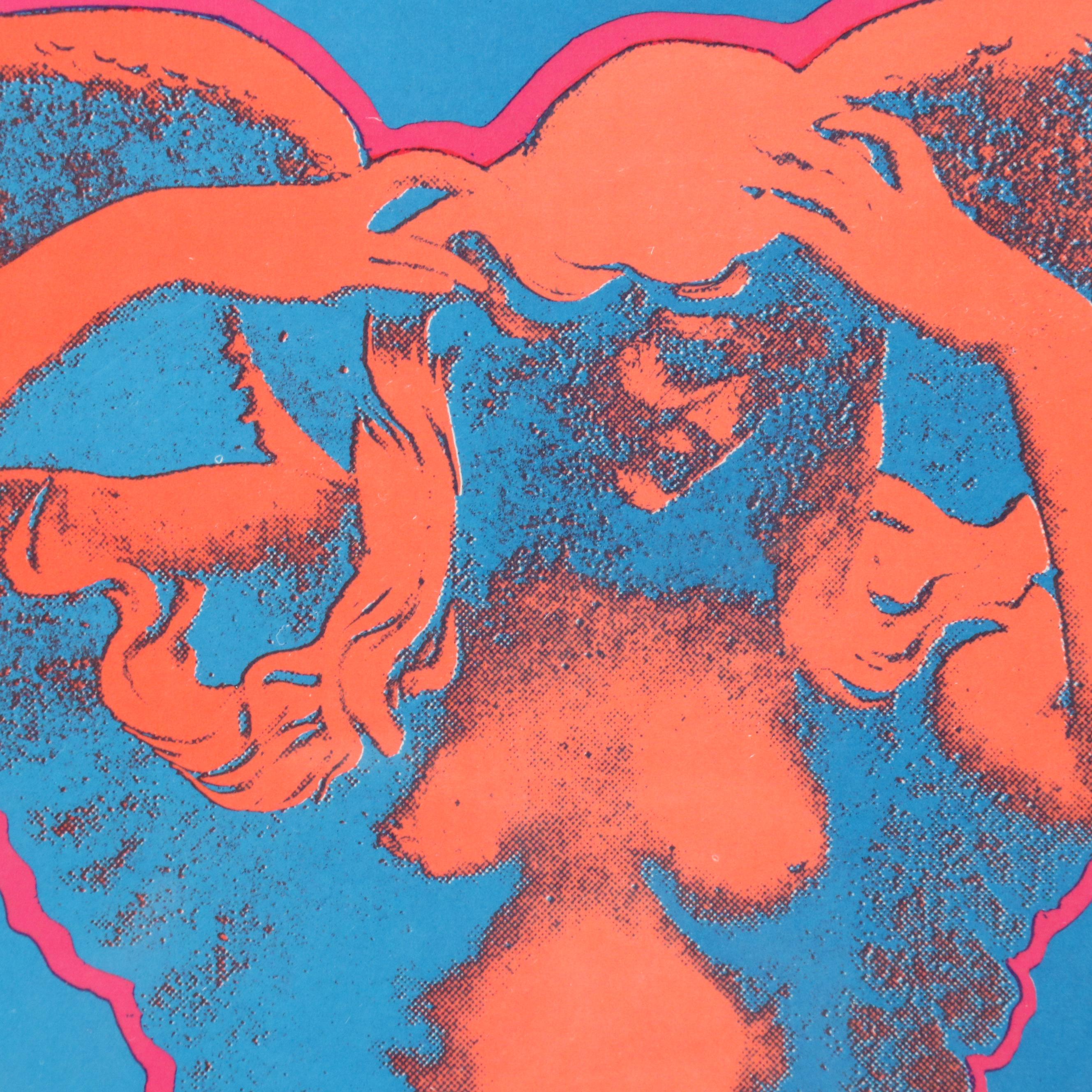 Miller Blues Band Serigraph Concert Poster "Angel," 1967