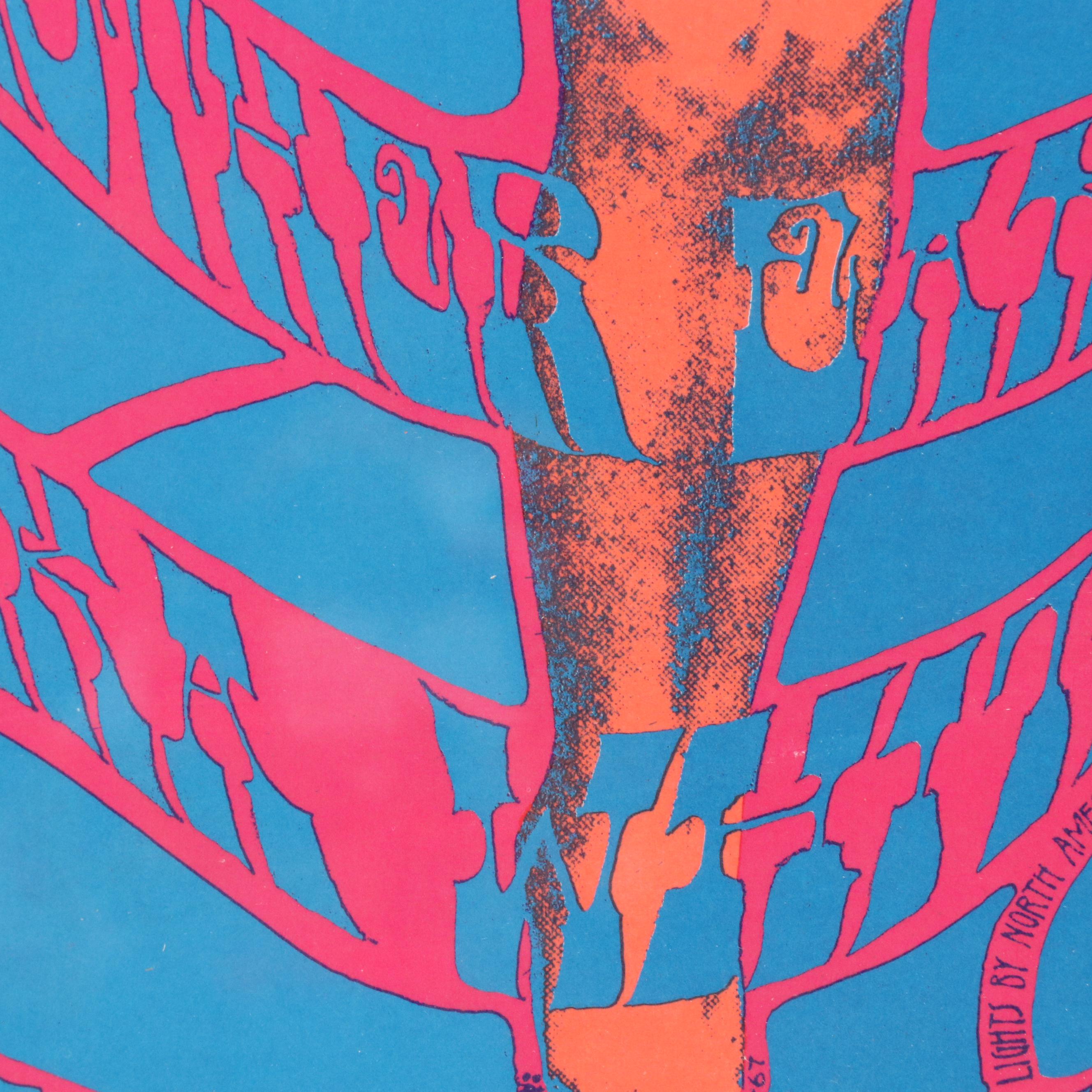 Miller Blues Band Serigraph Concert Poster "Angel," 1967