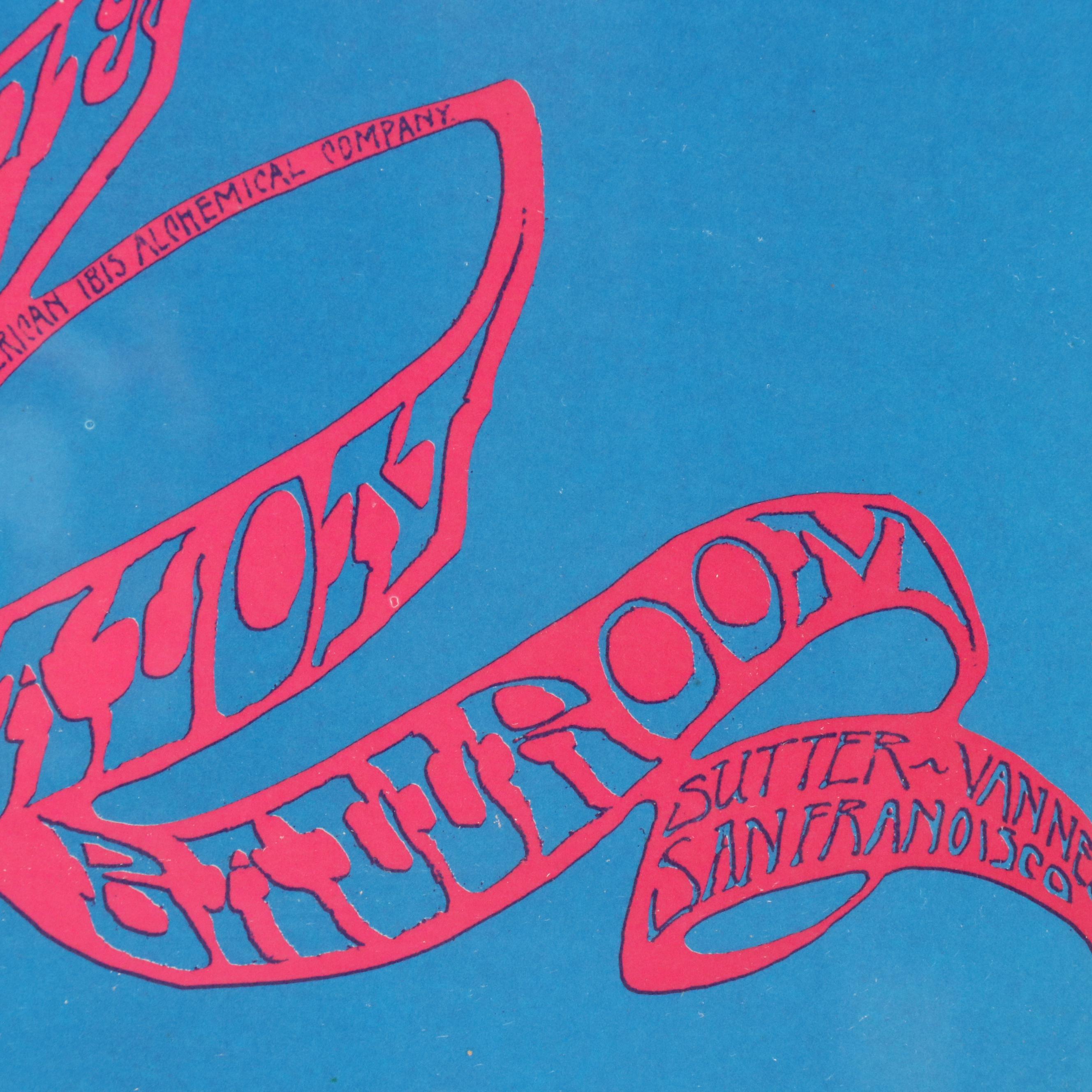 Miller Blues Band Serigraph Concert Poster "Angel," 1967