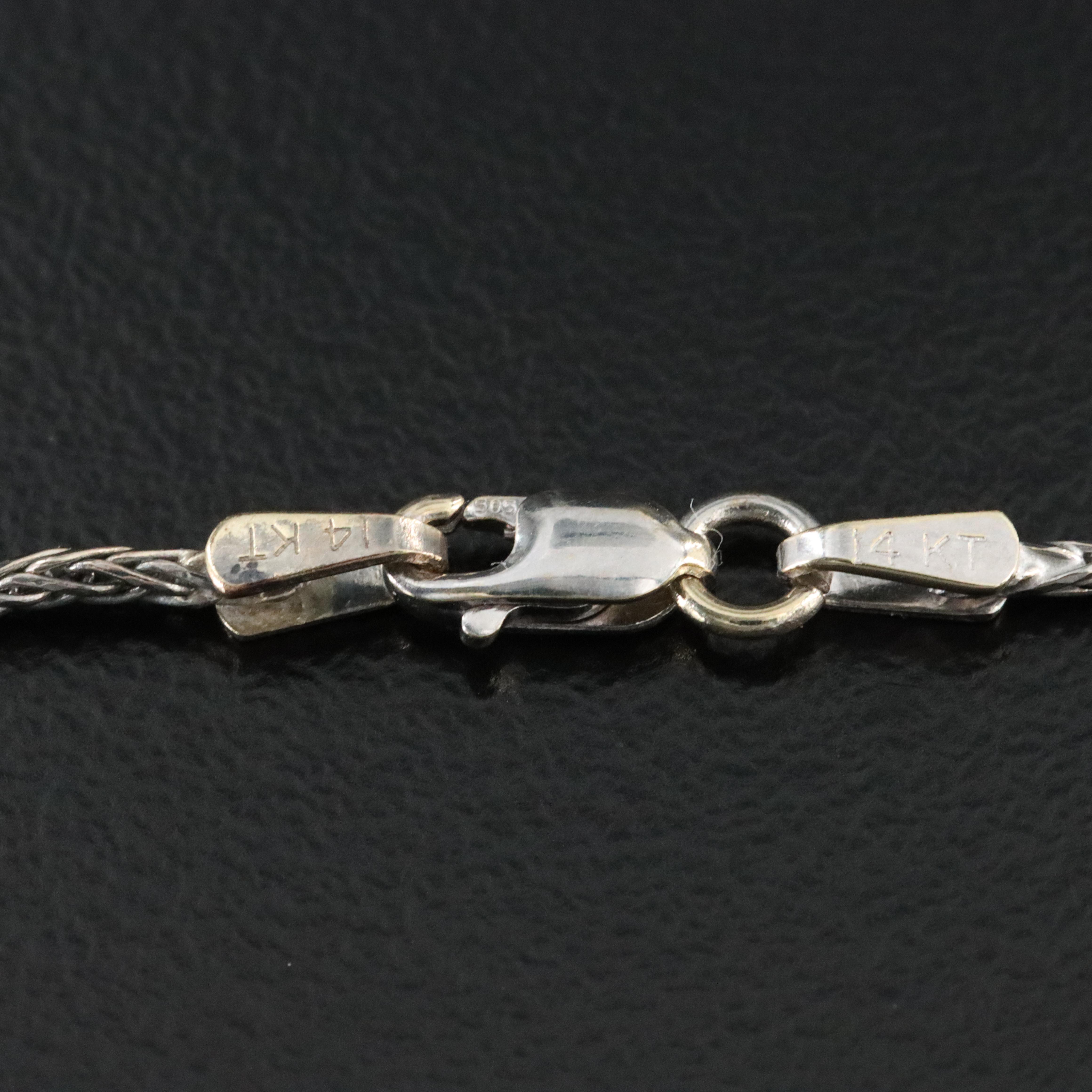 14K Fancy Link Necklace