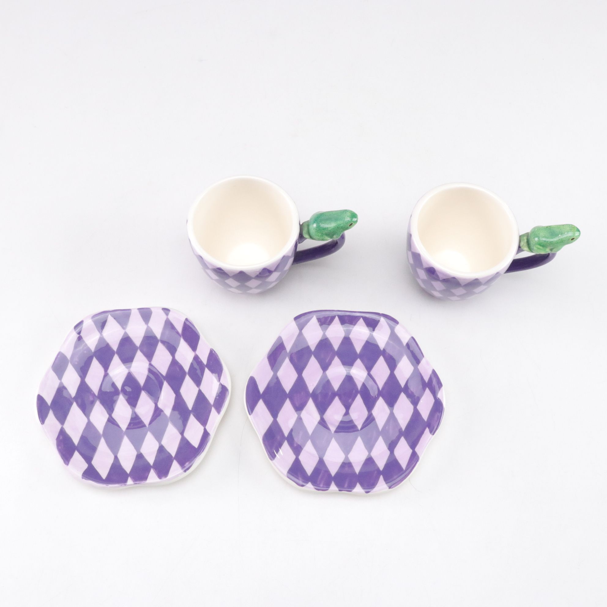 Jeannette Adams  for Silvestri Frog & Flowers Tea Set for Two