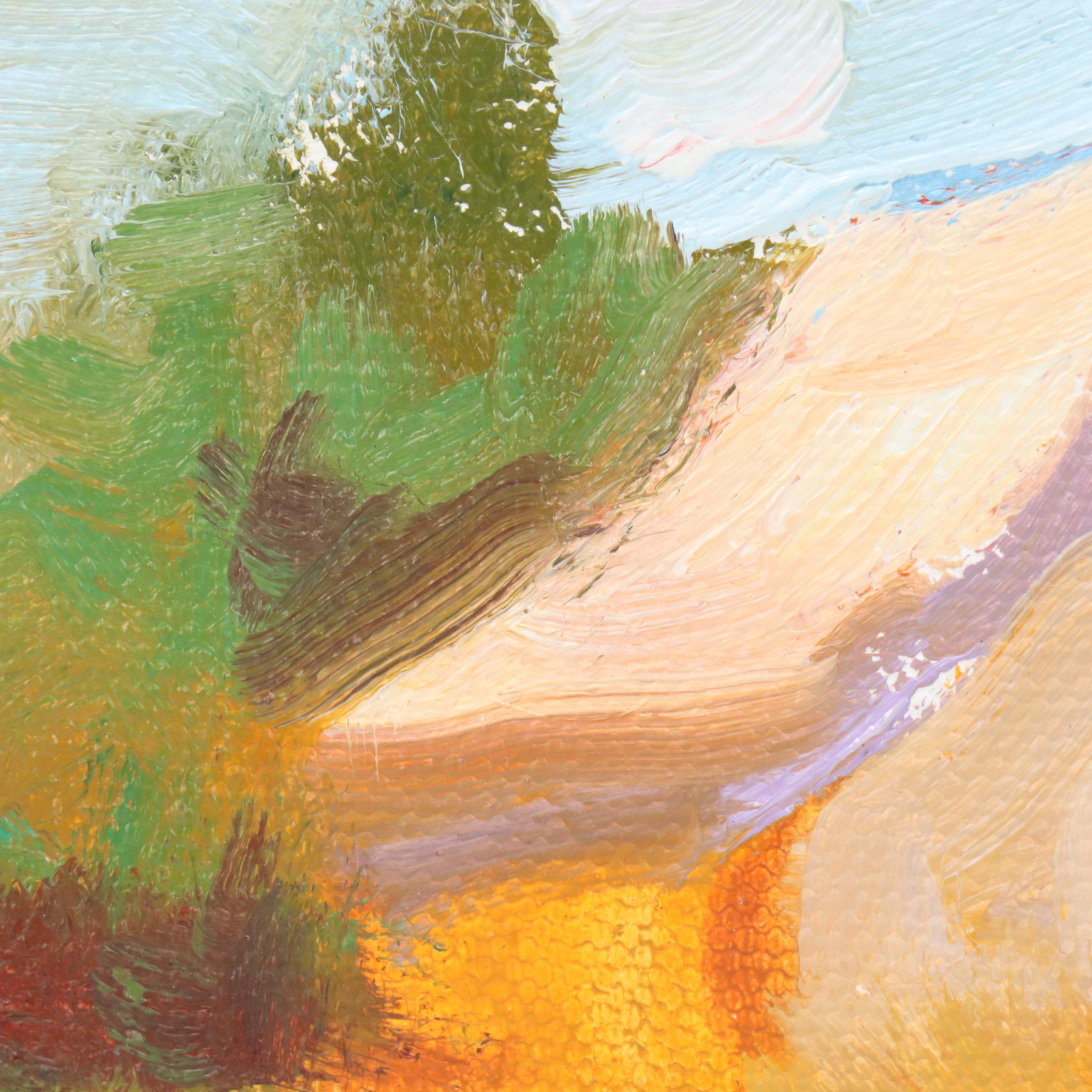 Sally Rosenbaum Rural Landscape Oil Painting, 21st Century