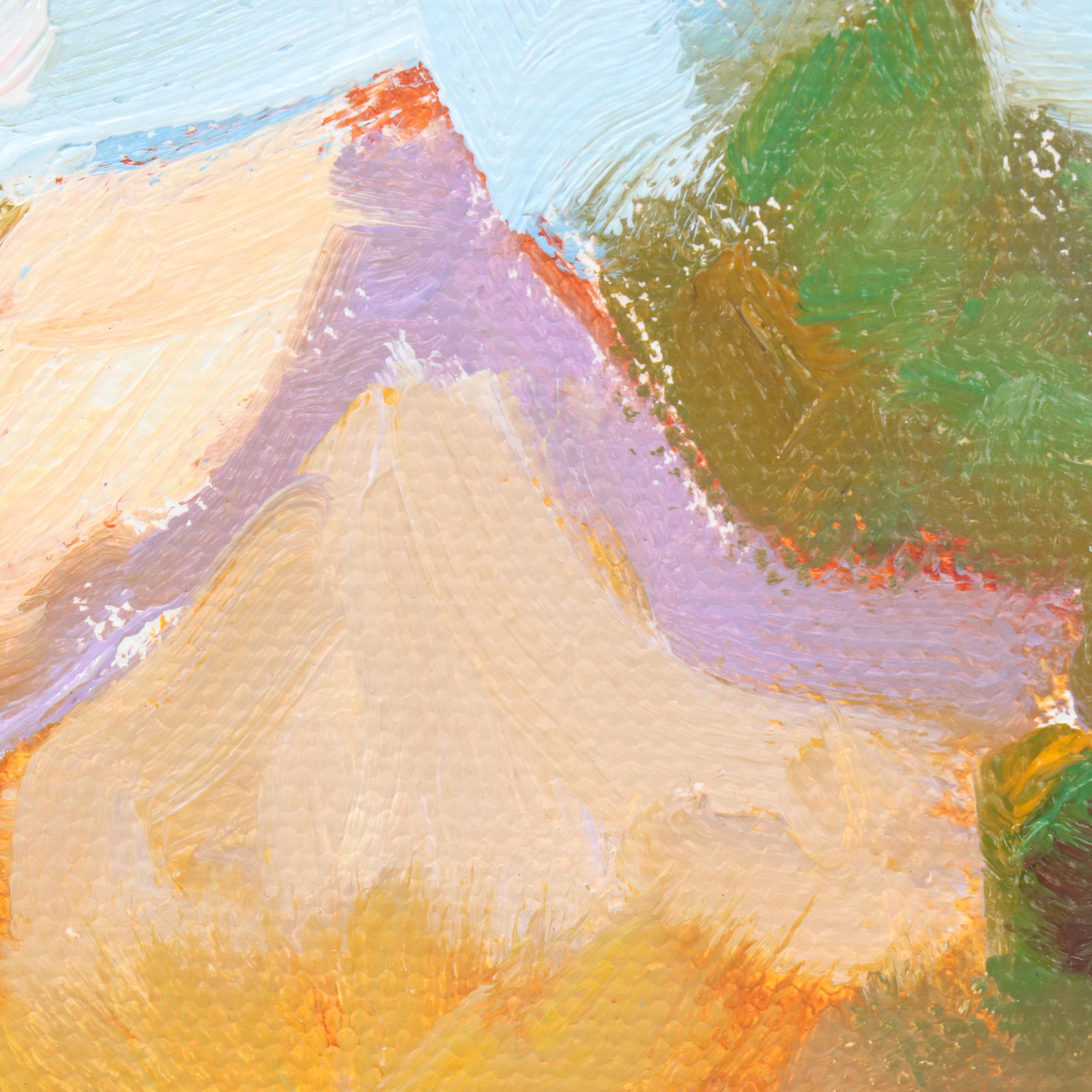 Sally Rosenbaum Rural Landscape Oil Painting, 21st Century