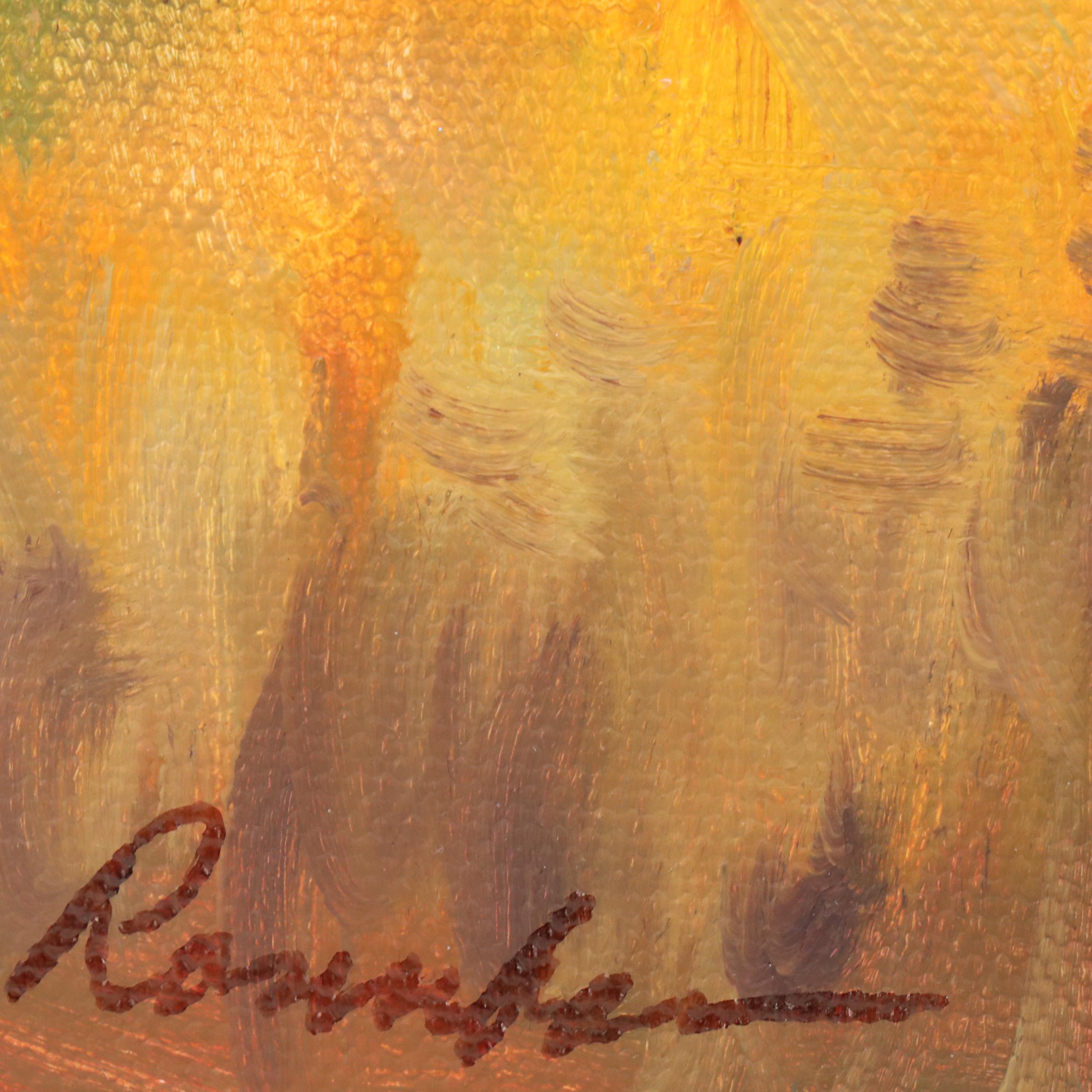 Sally Rosenbaum Rural Landscape Oil Painting, 21st Century