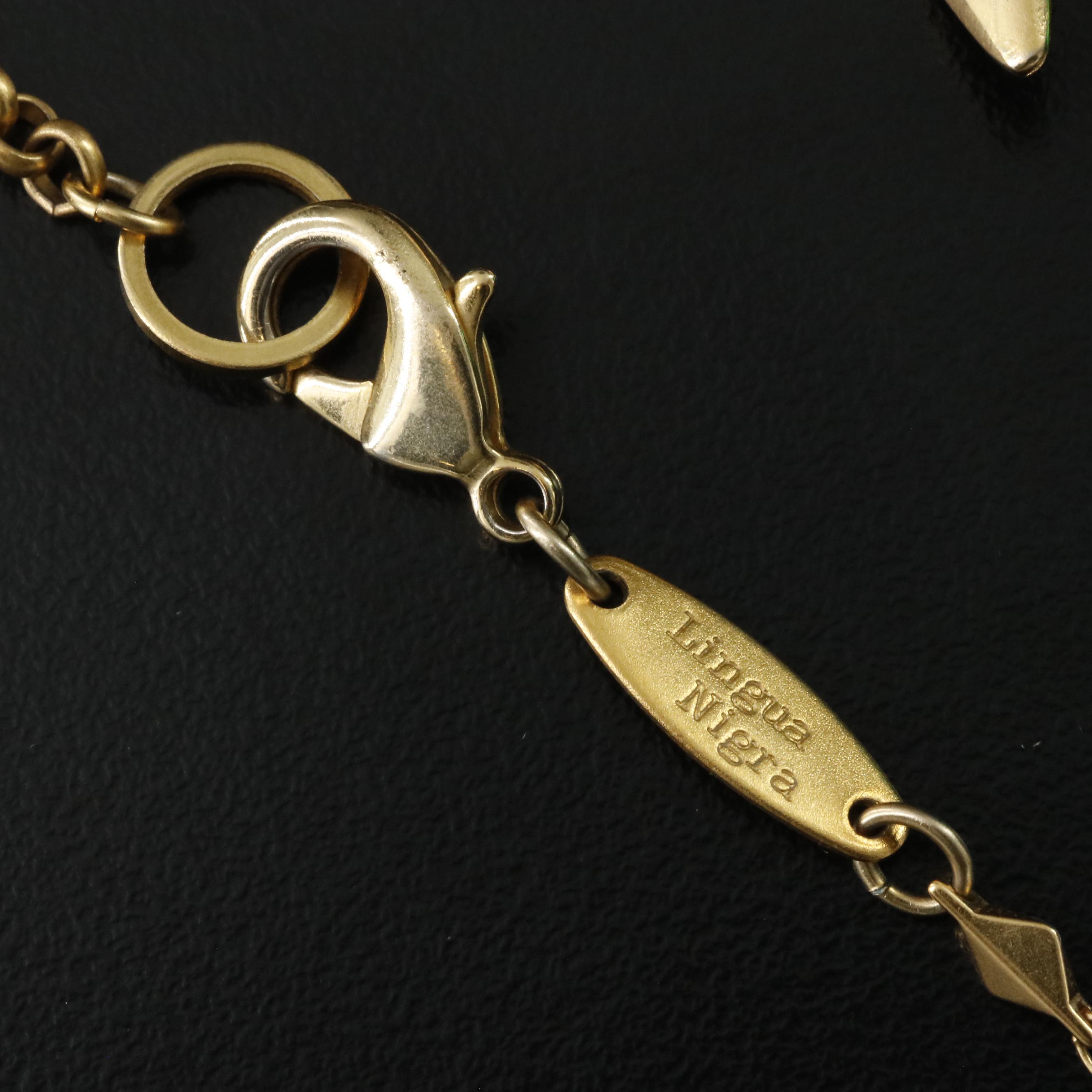 Lingua Nigra Elytra Necklace