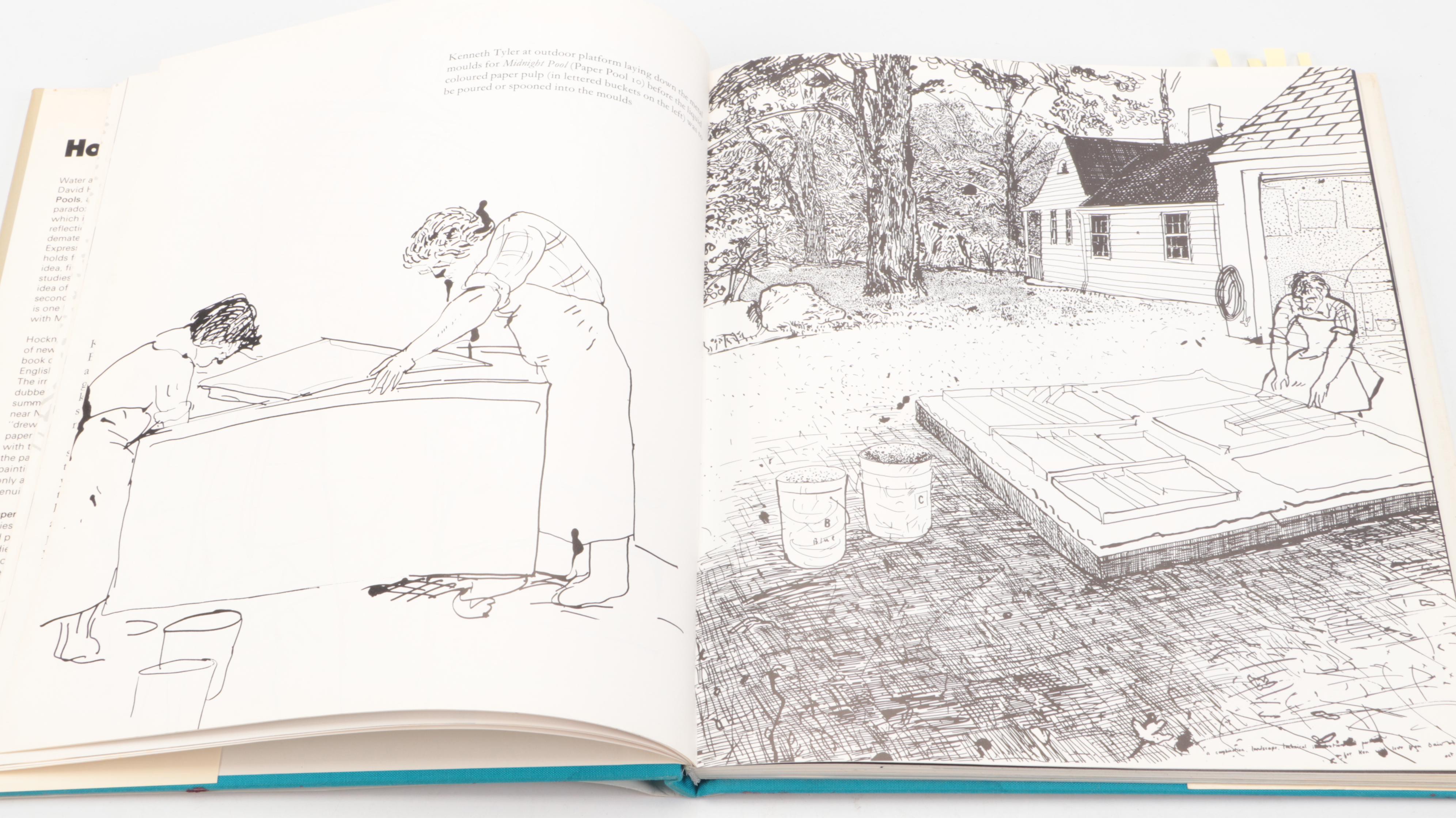 First Edition "Paper Pools" by David Hockney, 1980