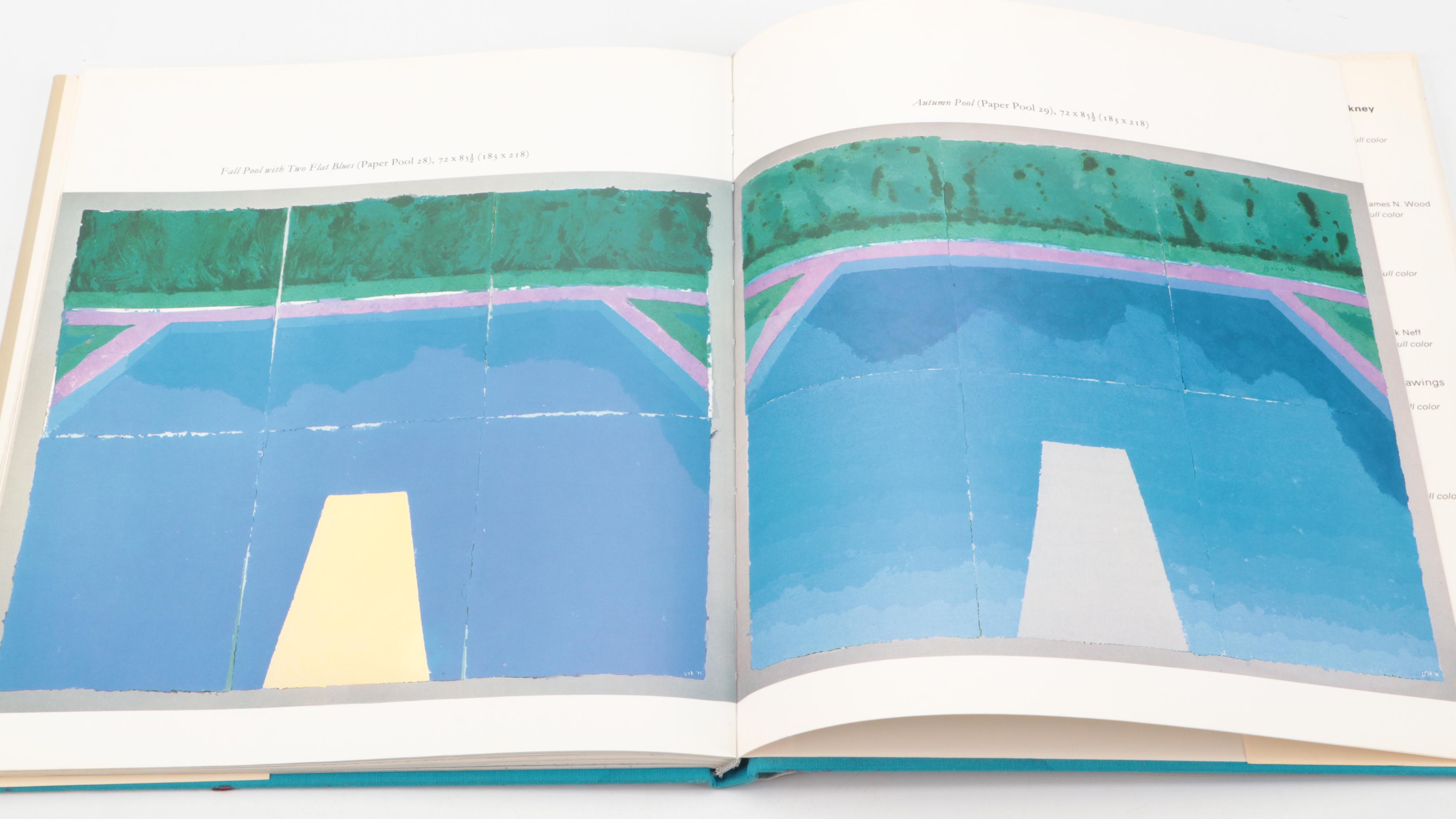 First Edition "Paper Pools" by David Hockney, 1980