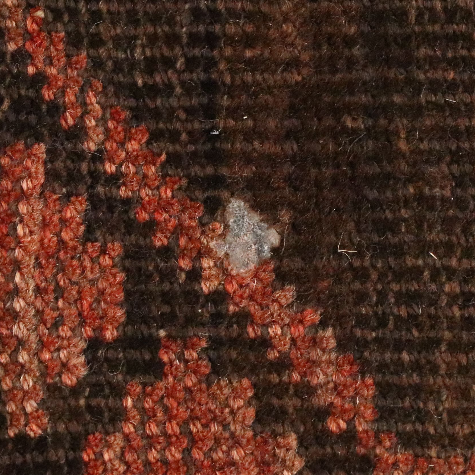 10'8 x 13'7 Hand-Knotted Afghan Turkmen Room-Sized Rug