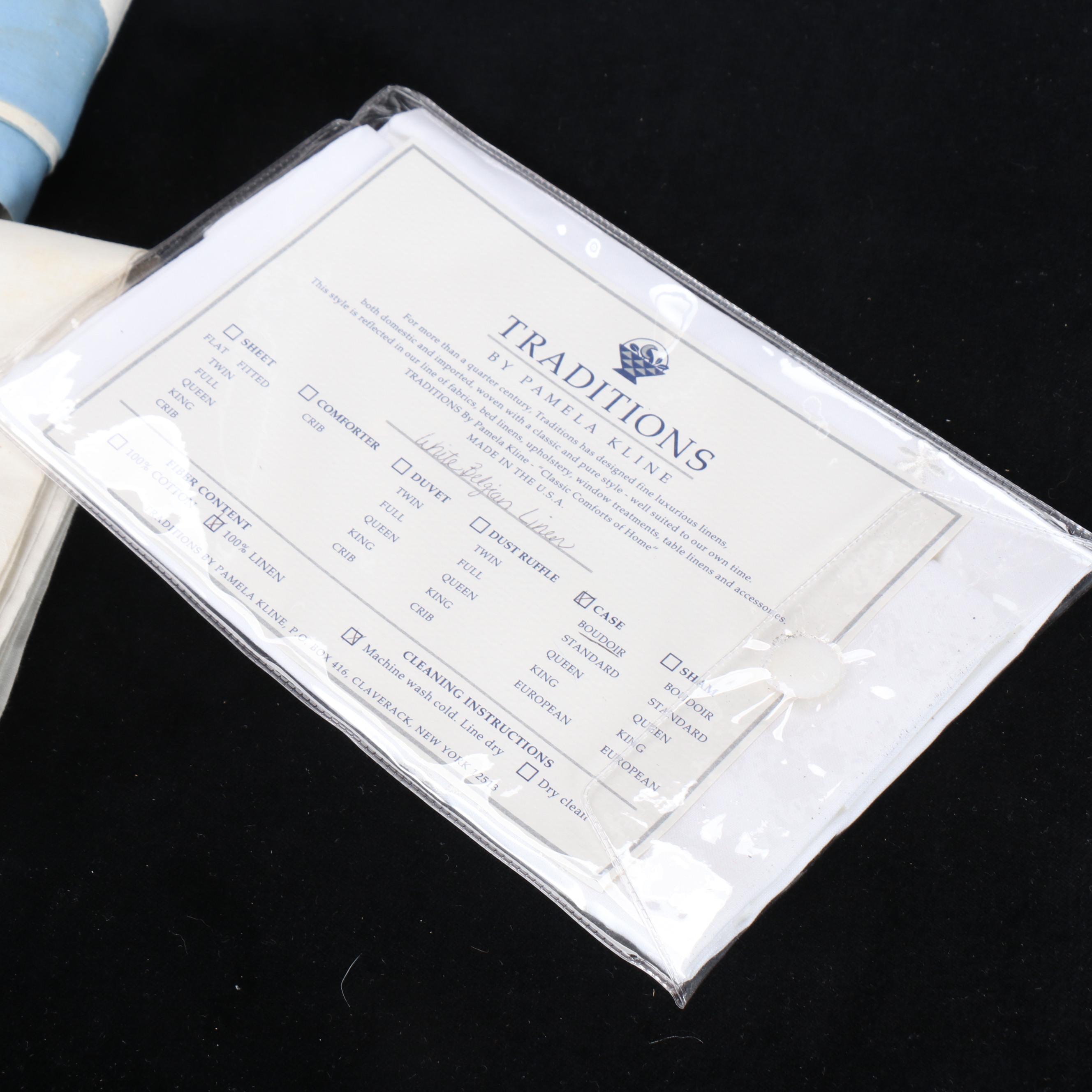 Hand-Embroidered Muslin Sheet Sets with Pamela Kline and More Linens