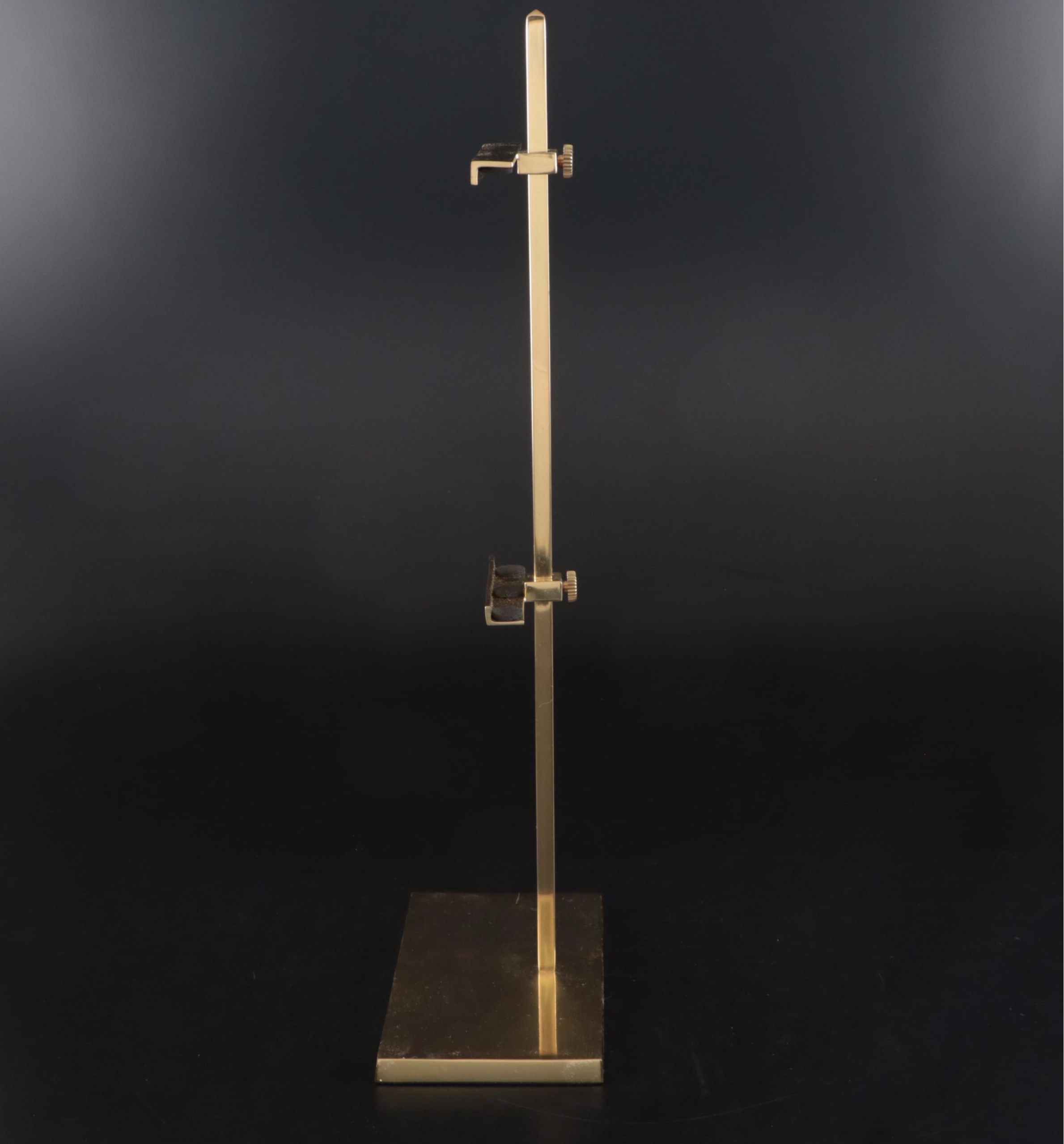Brass Tabletop Gallery Adjustable Easel, Late 20th Century