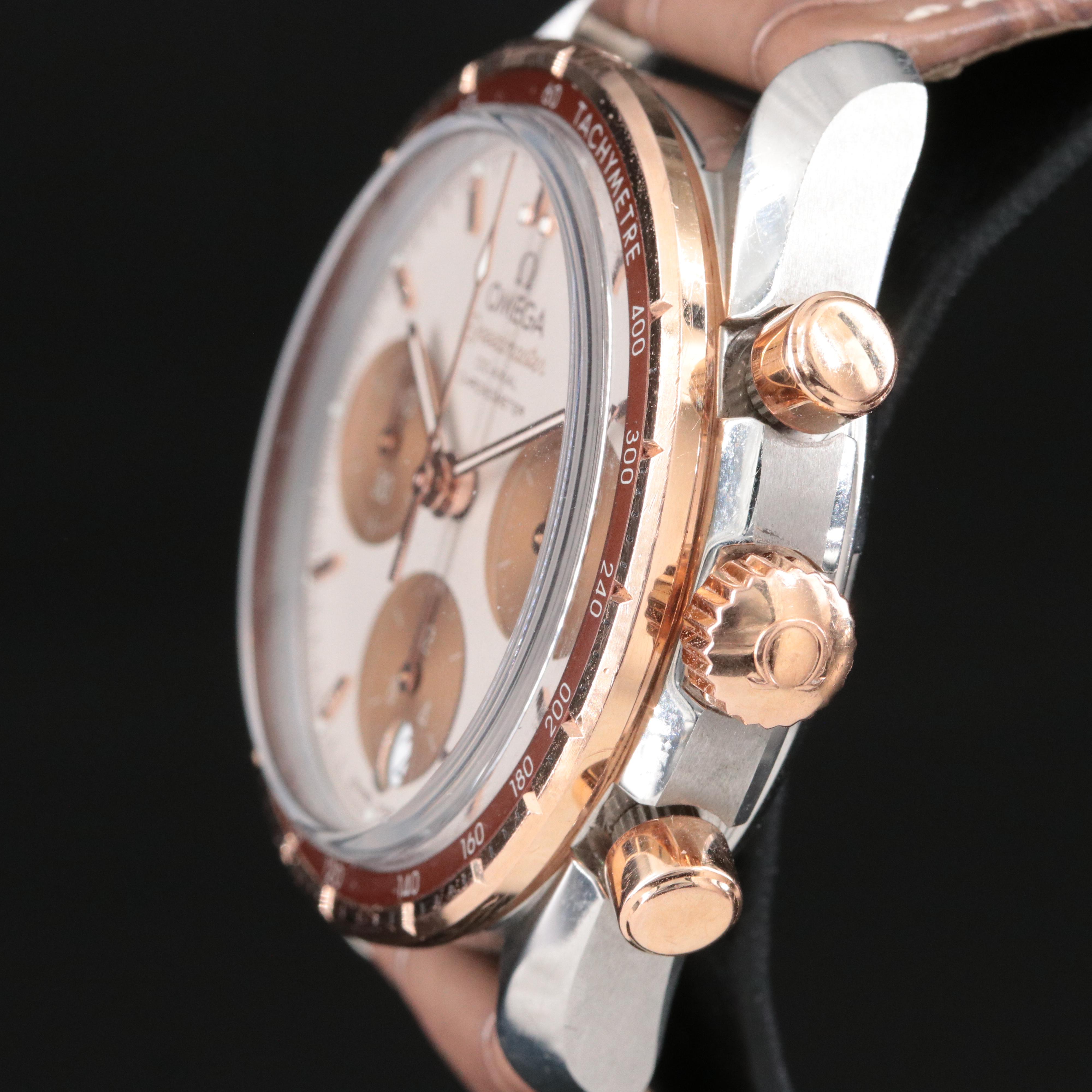 2000 Omega Speedmaster Sedna Gold Chronometer Watch