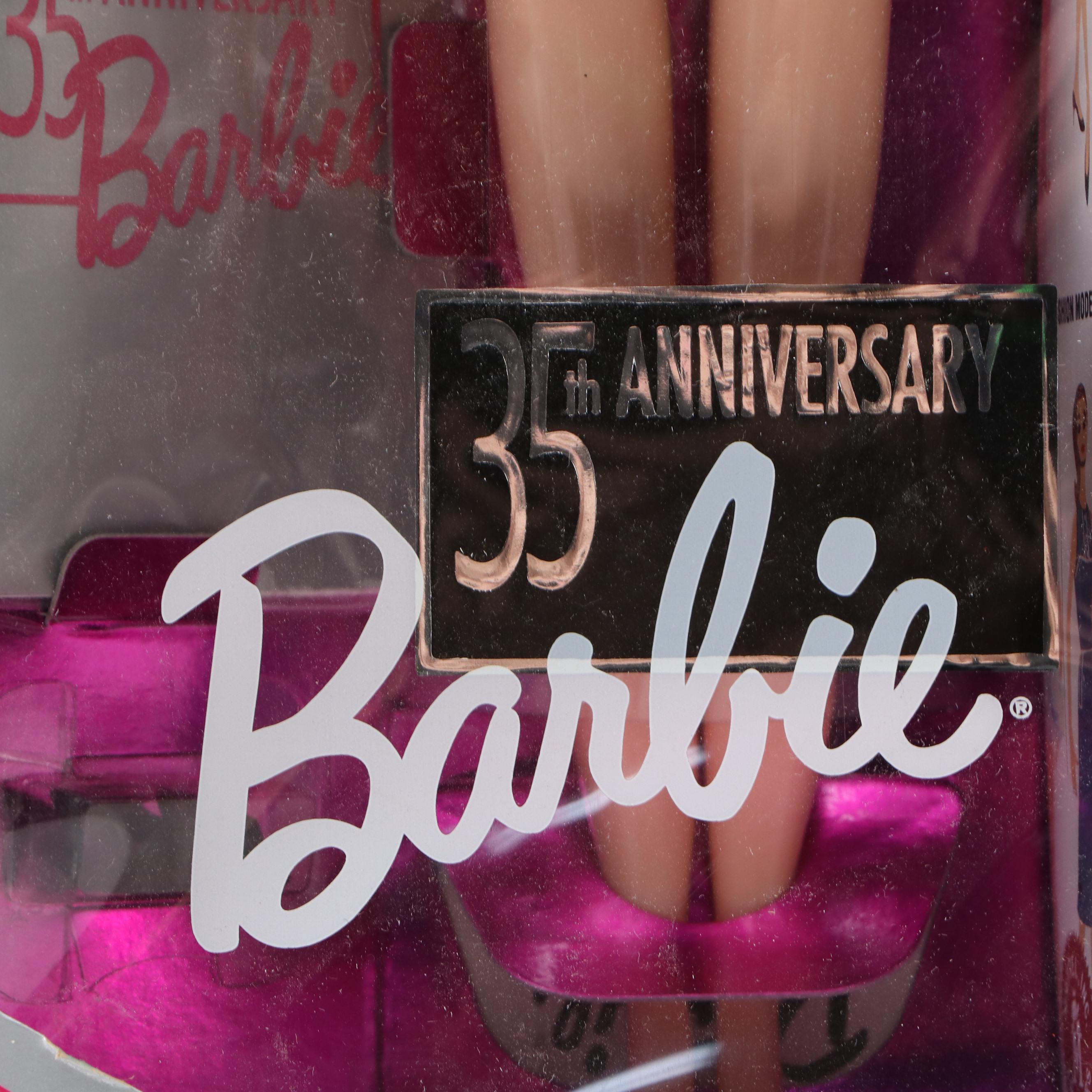 Mattel "35th Anniversary" Barbie Dolls, 1993