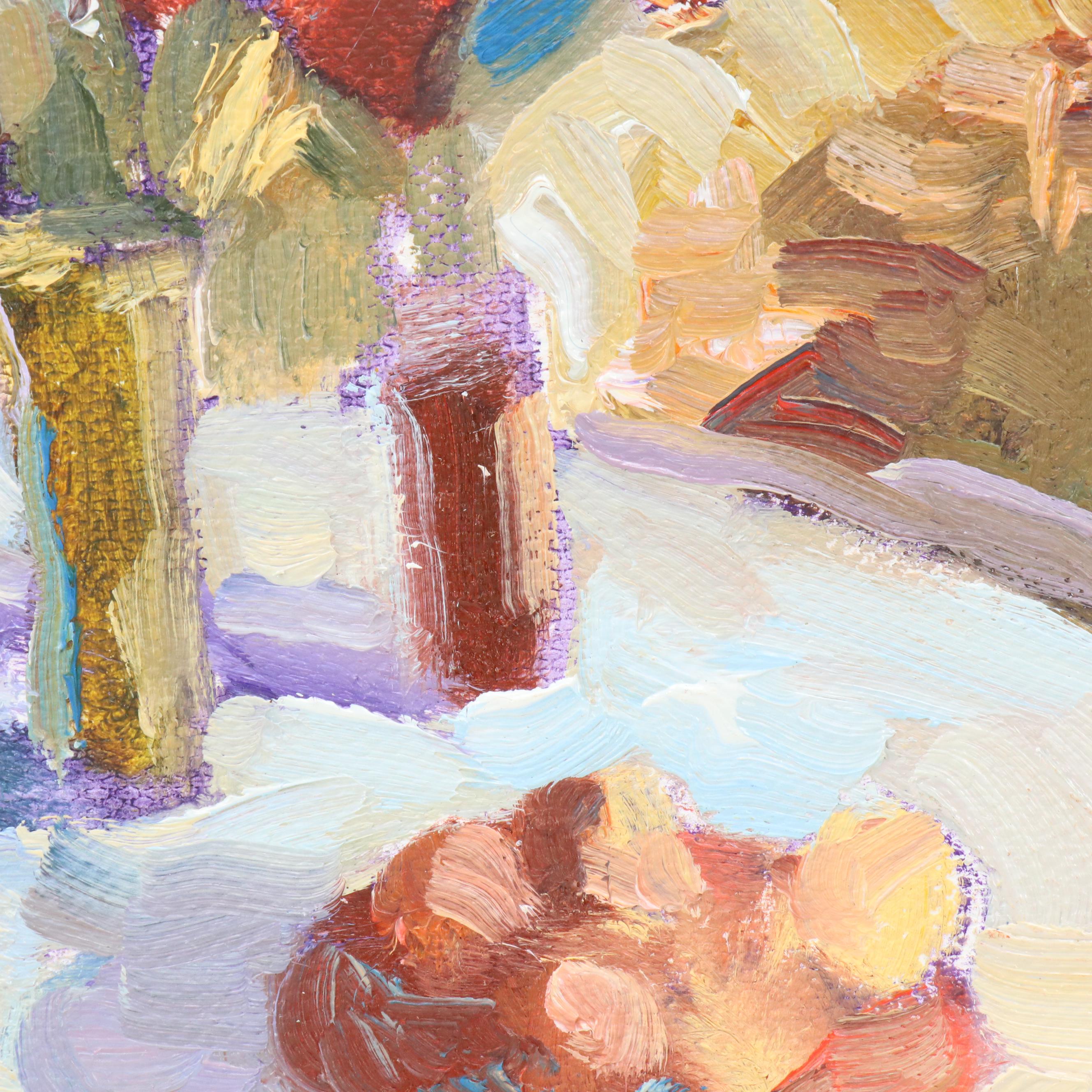 Sally Rosenbaum Still Life Oil Painting, 21st Century