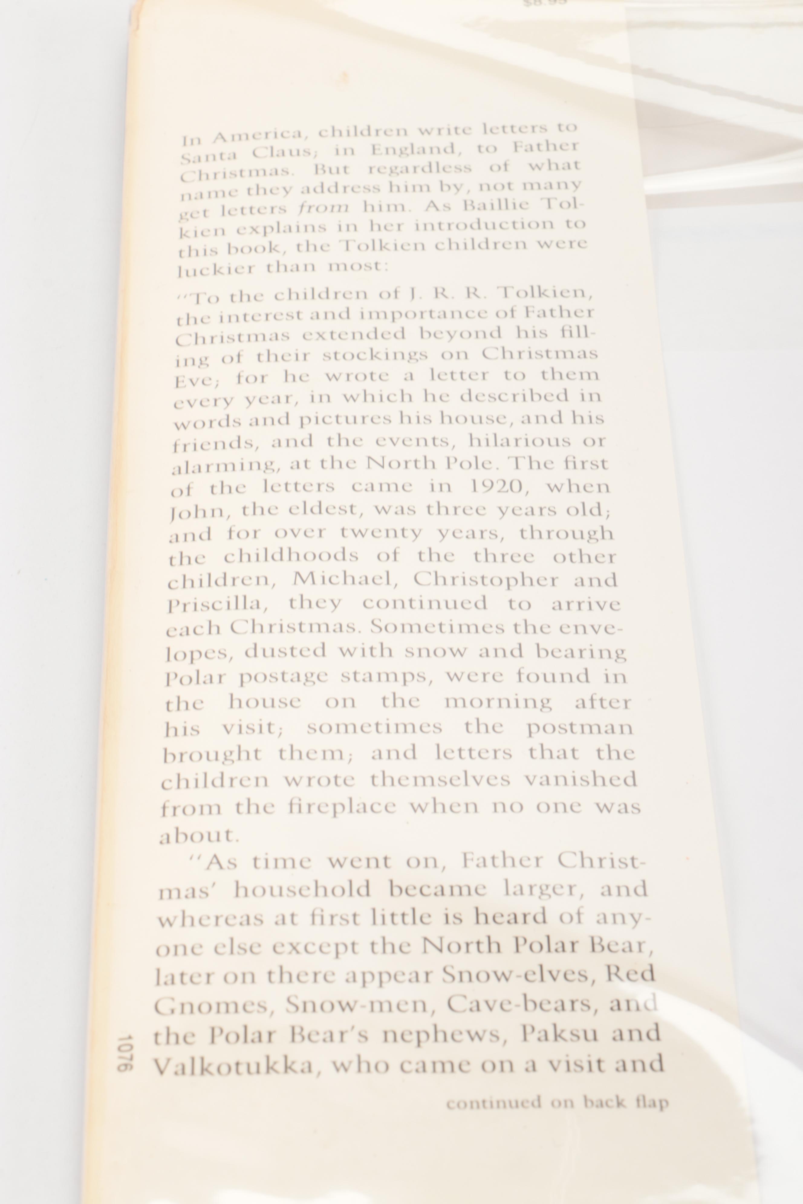 First Edition "The Father Christmas Letters" by J. R. R. Tolkien, 1976