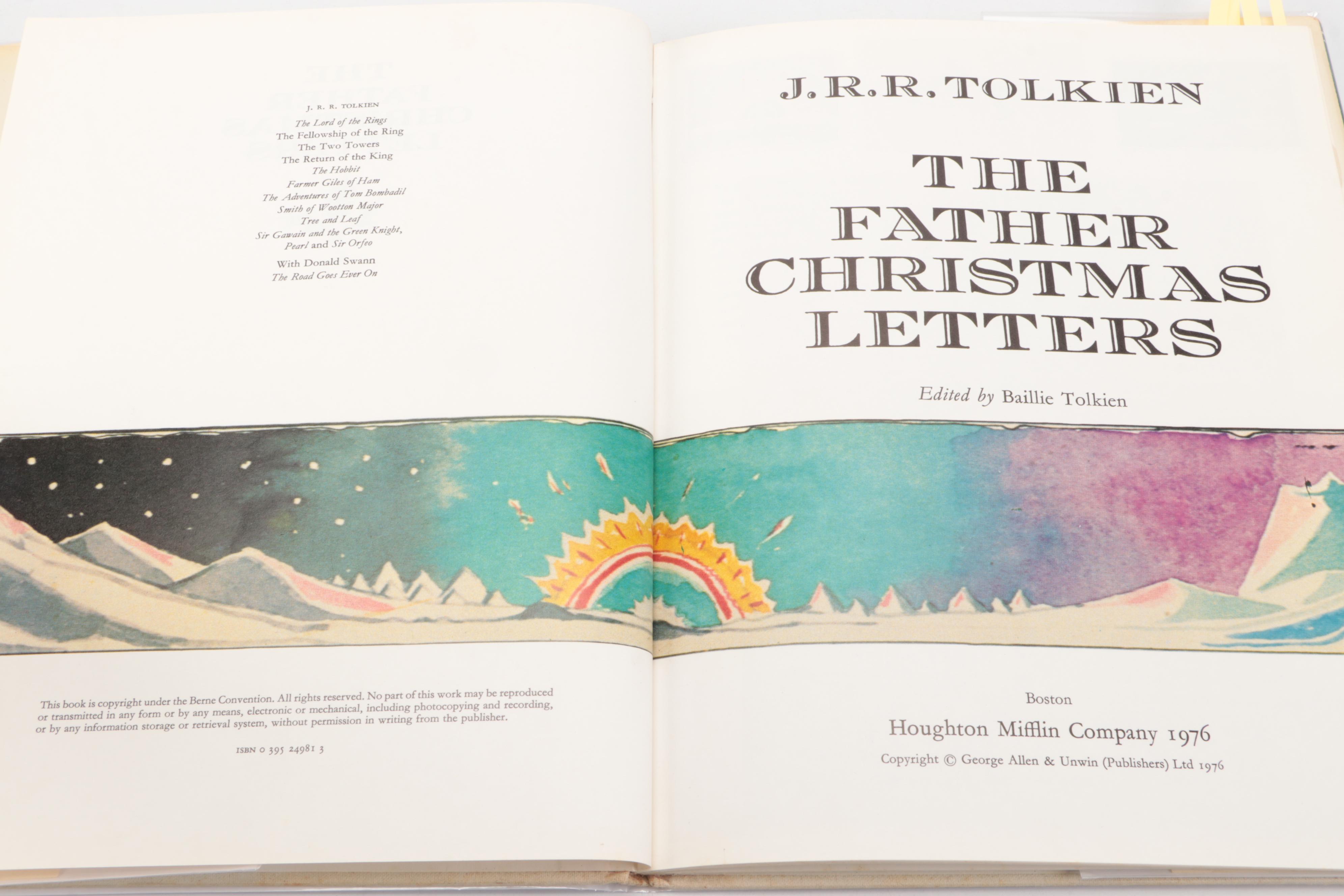 First Edition "The Father Christmas Letters" by J. R. R. Tolkien, 1976