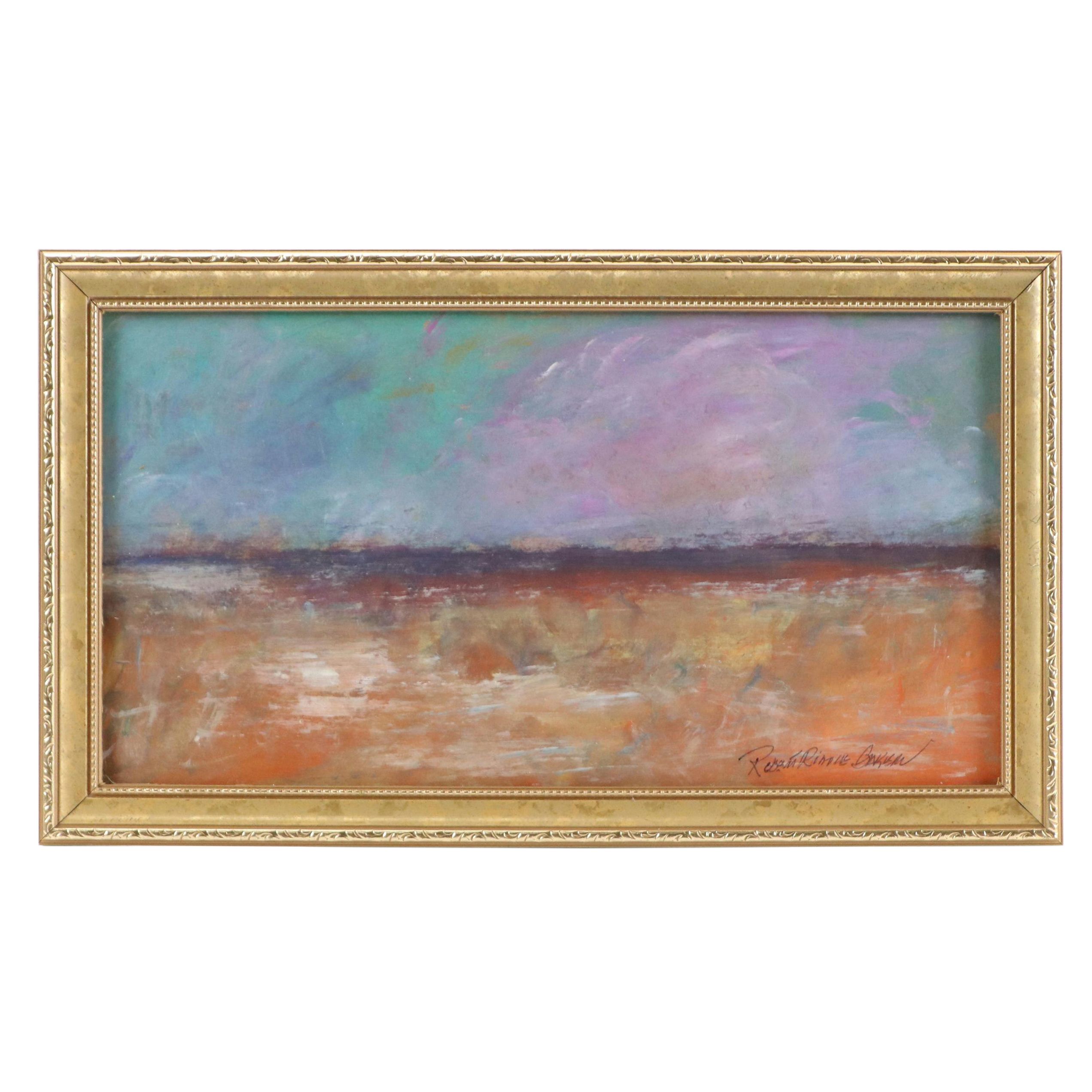 Robert Riddle Baker Landscape Acrylic Painting "The Promise," 2024