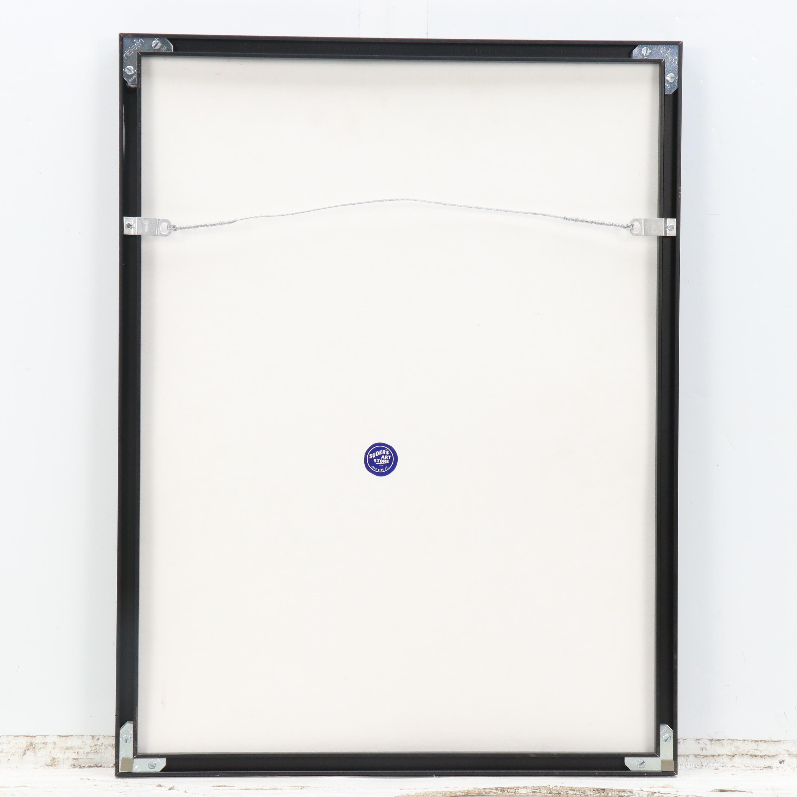 Relief Print of Robed Figure with ArtWorks Dedication, 1996