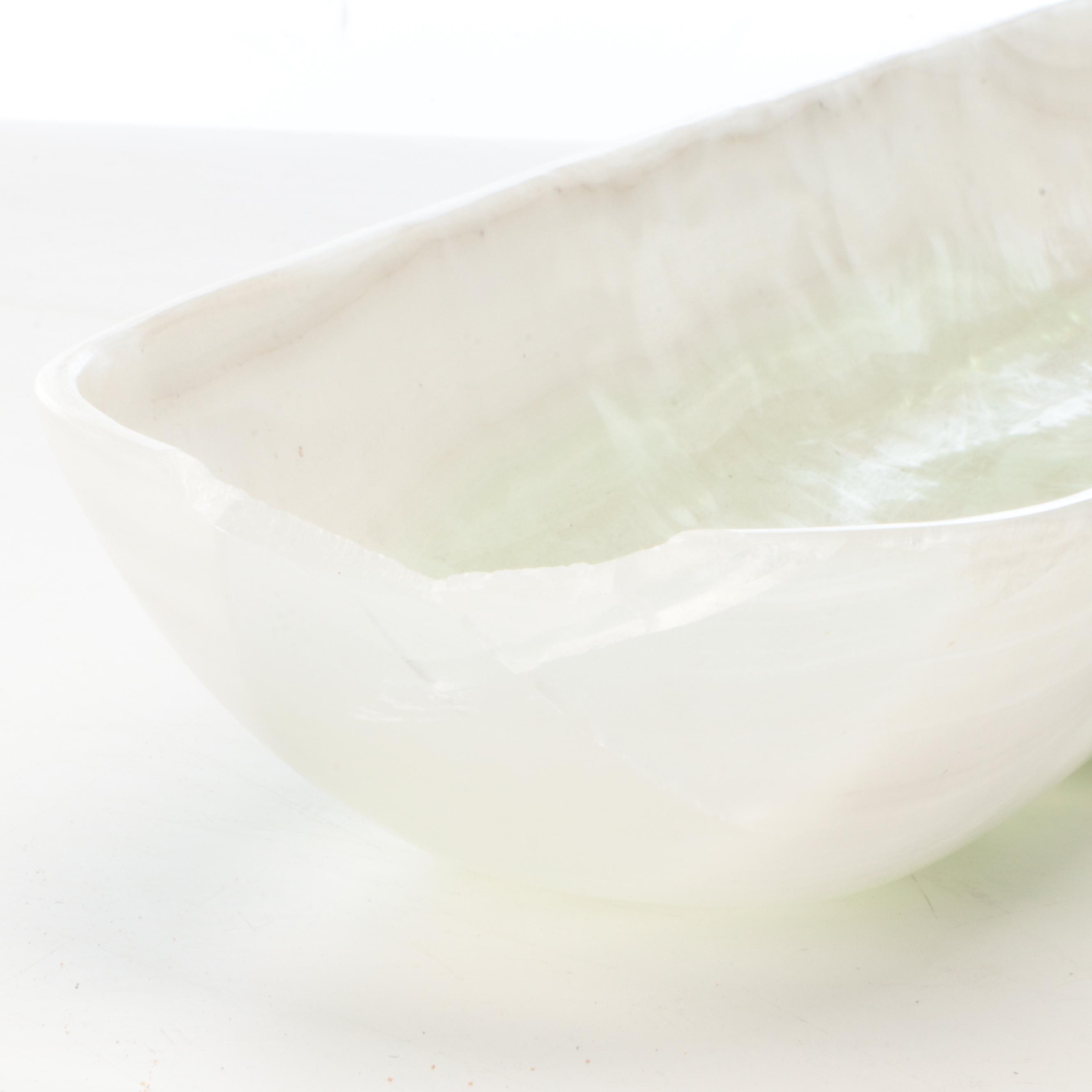 Carved Onyx Centerpiece Bowl