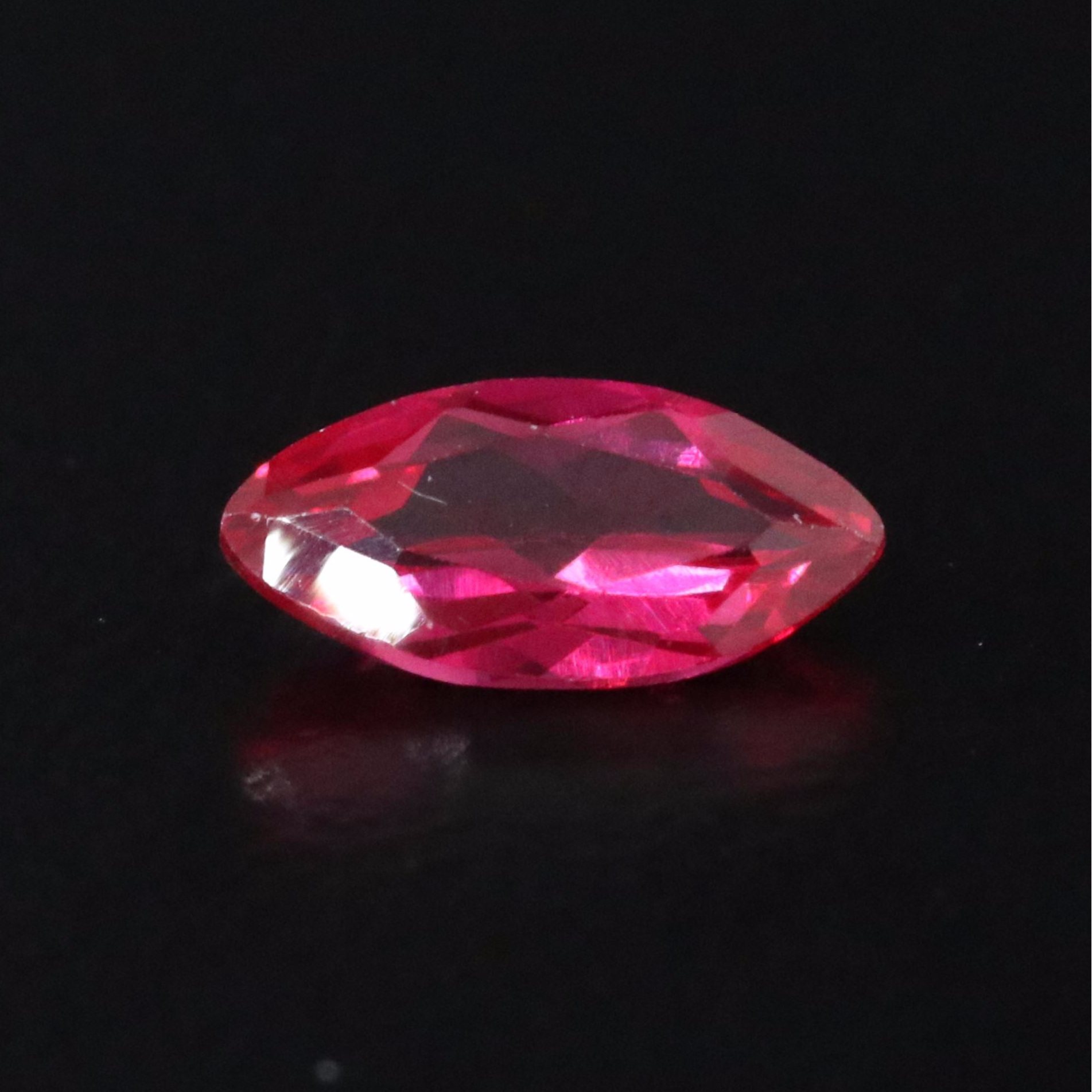 Loose 0.63 CT Lab Grown Ruby