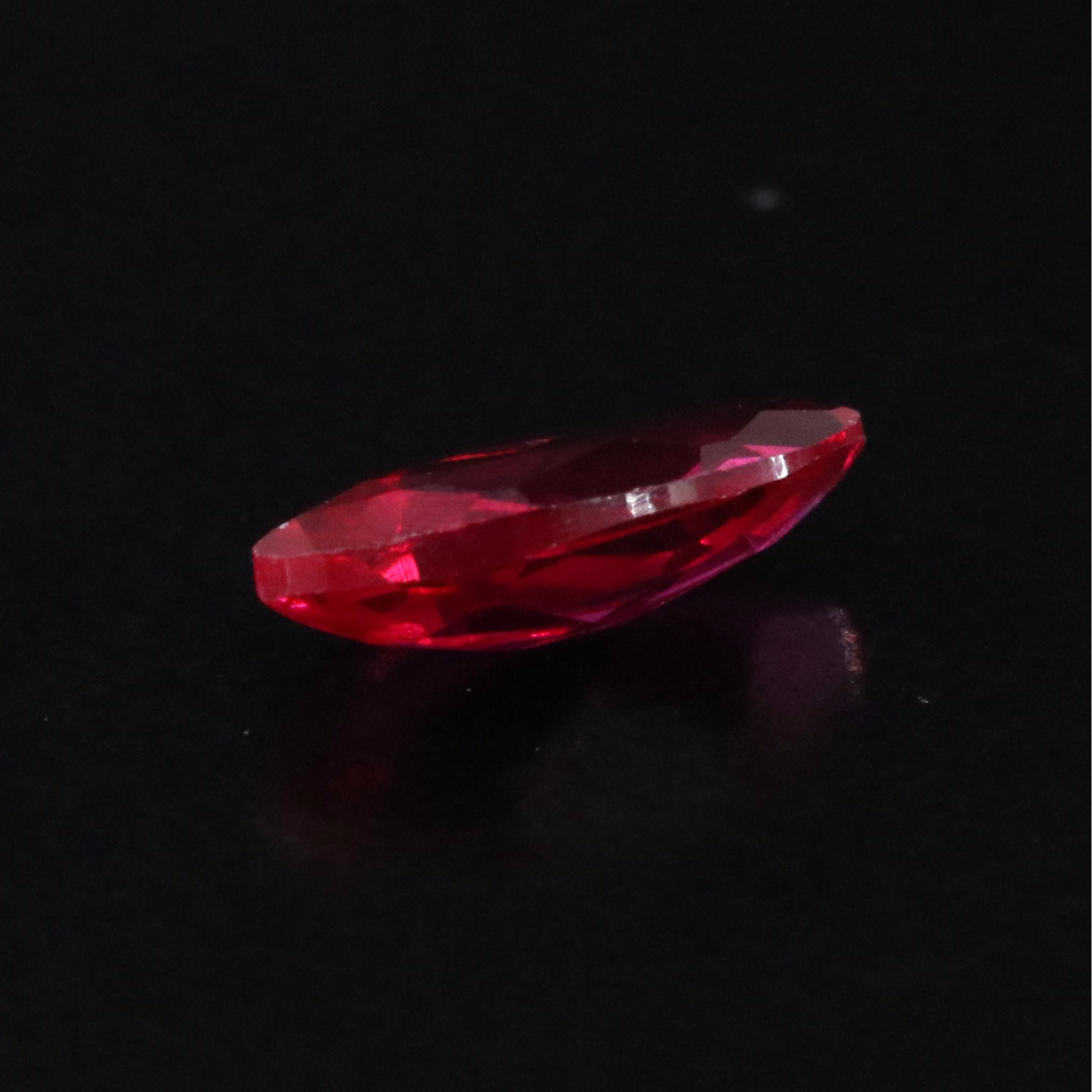 Loose 0.63 CT Lab Grown Ruby
