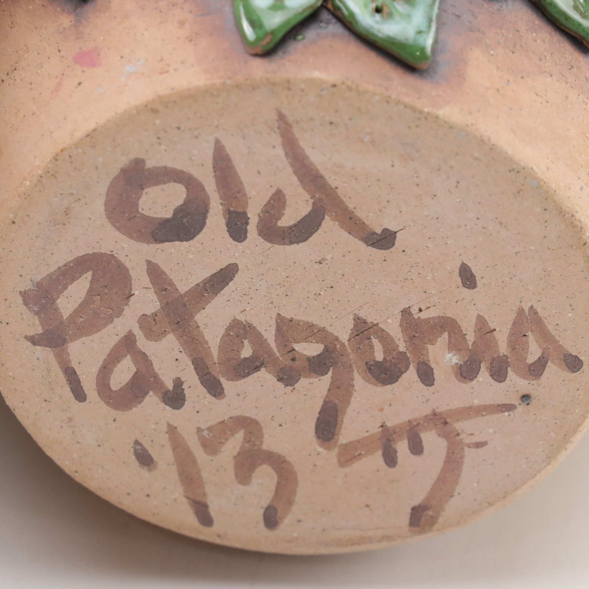 Old Patagonia Pottery Pink Flower Earthenware Vases