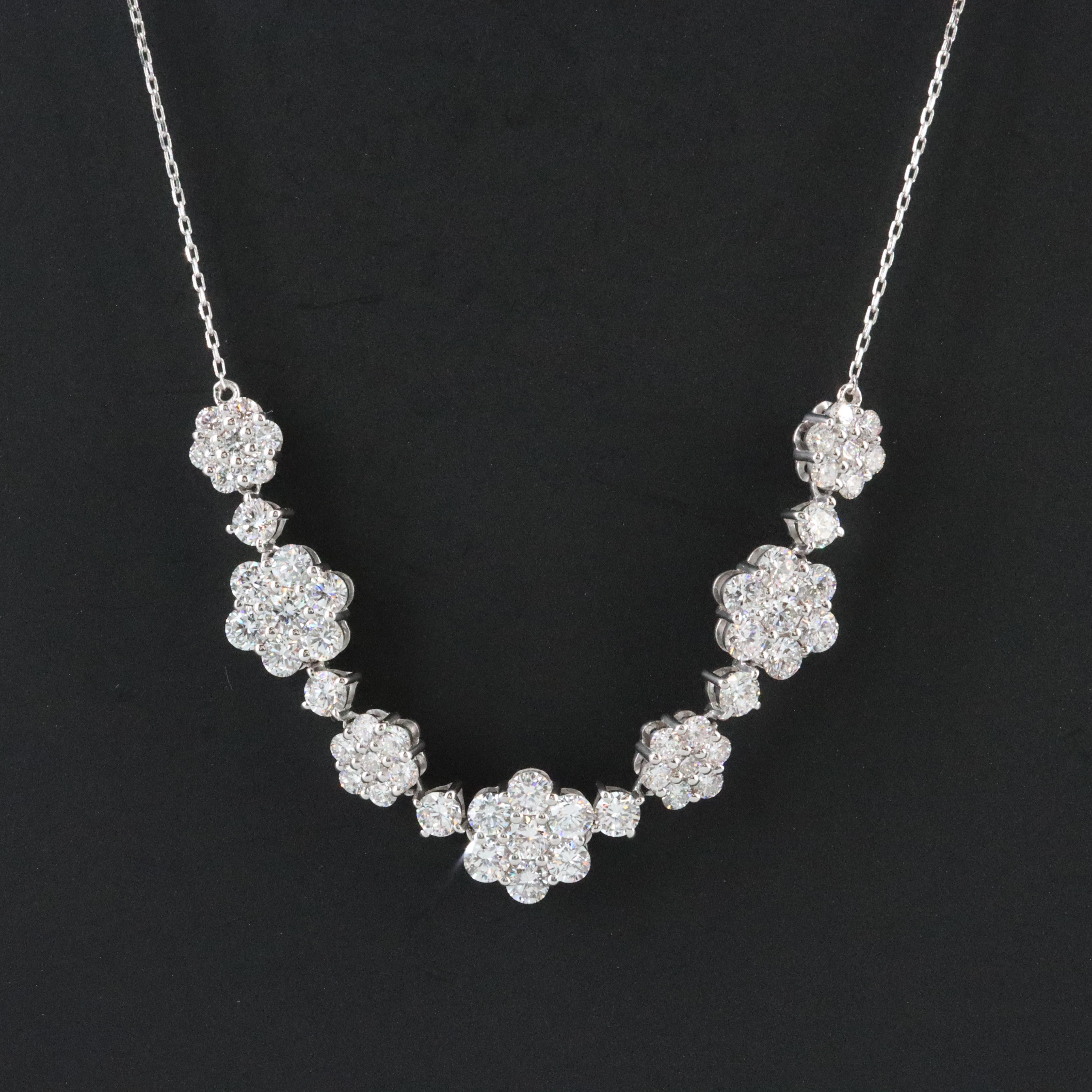 14K 2.57 CTW Lab Grown Diamond Necklace with IGI Jewelry Report