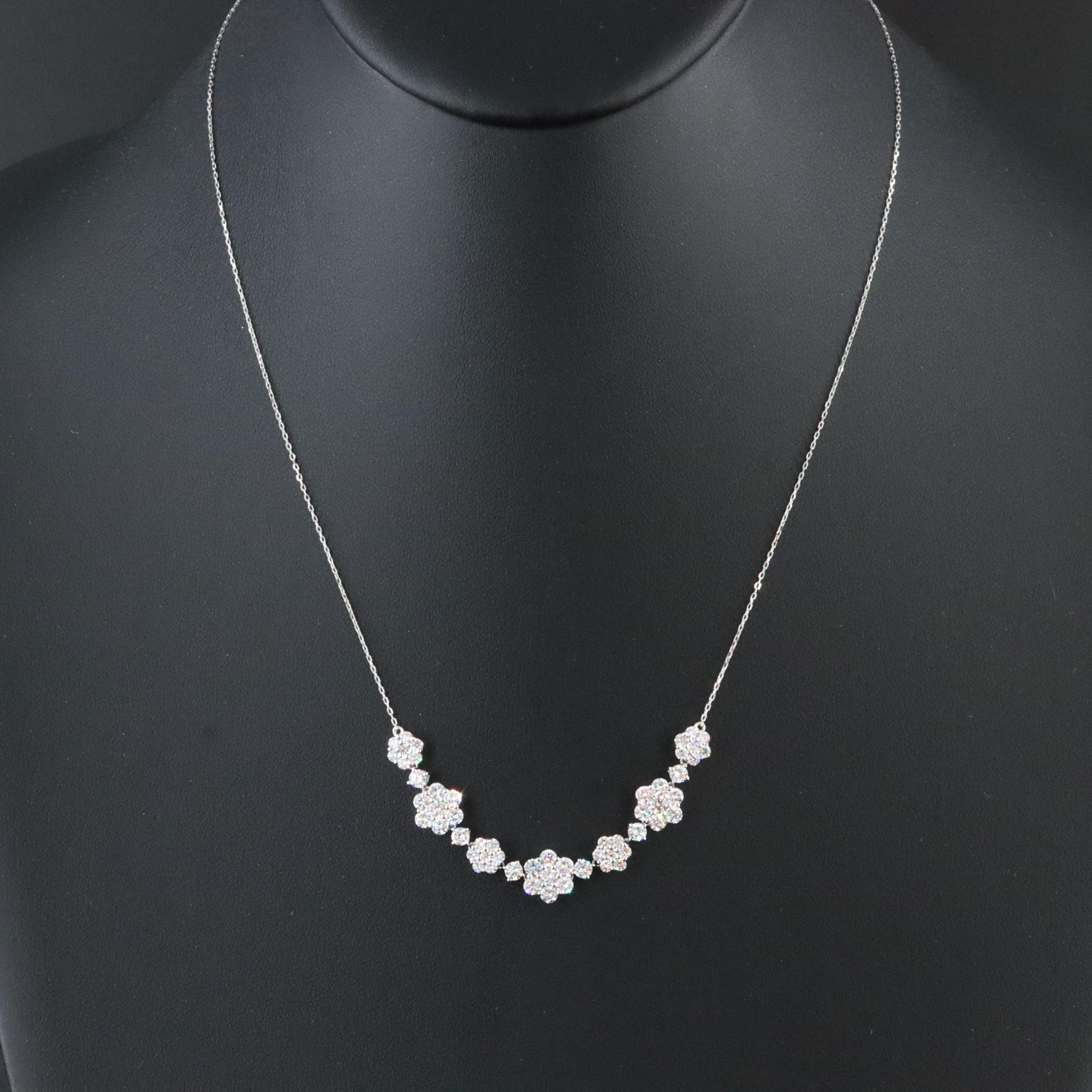 14K 2.57 CTW Lab Grown Diamond Necklace with IGI Jewelry Report
