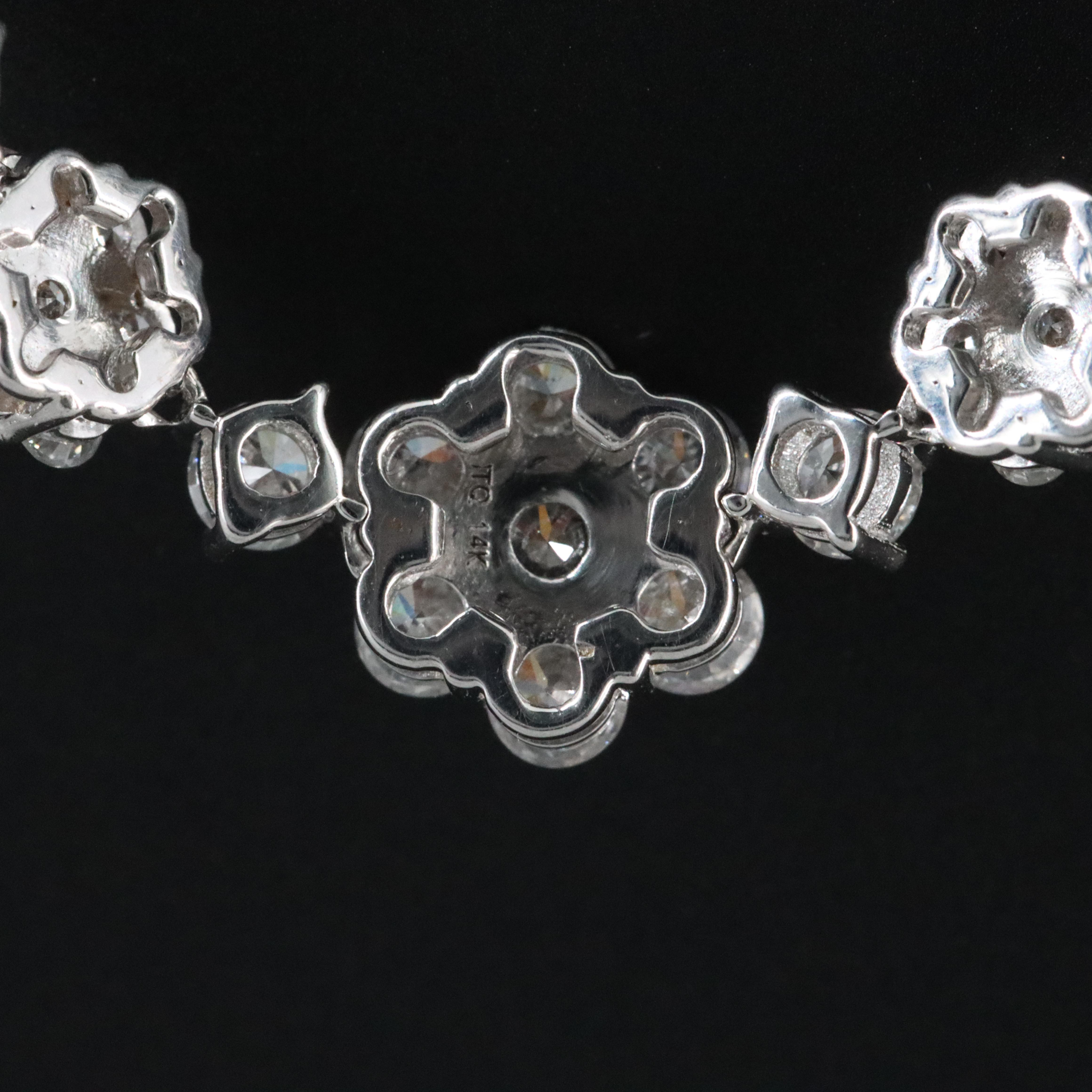 14K 2.57 CTW Lab Grown Diamond Necklace with IGI Jewelry Report