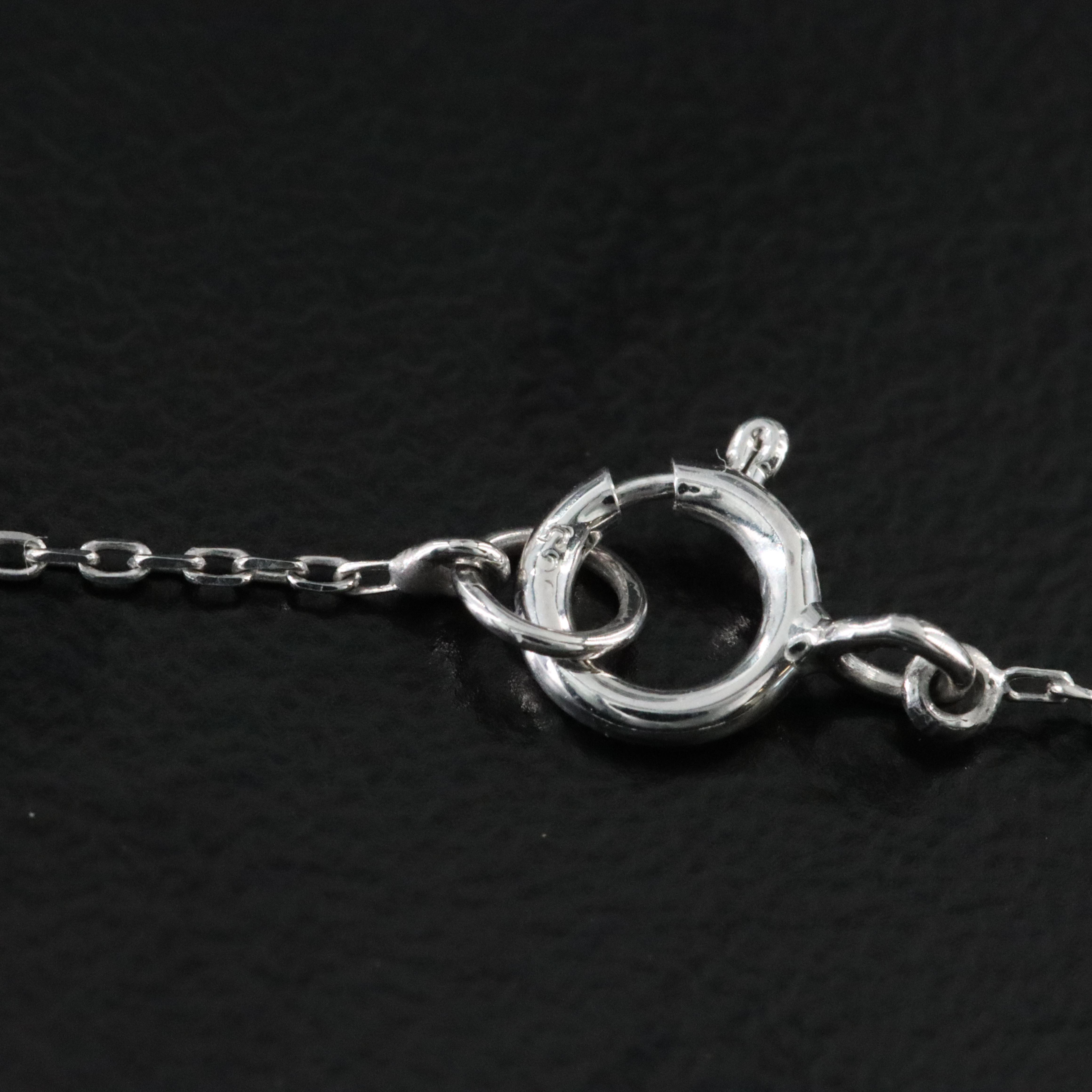 14K 2.57 CTW Lab Grown Diamond Necklace with IGI Jewelry Report