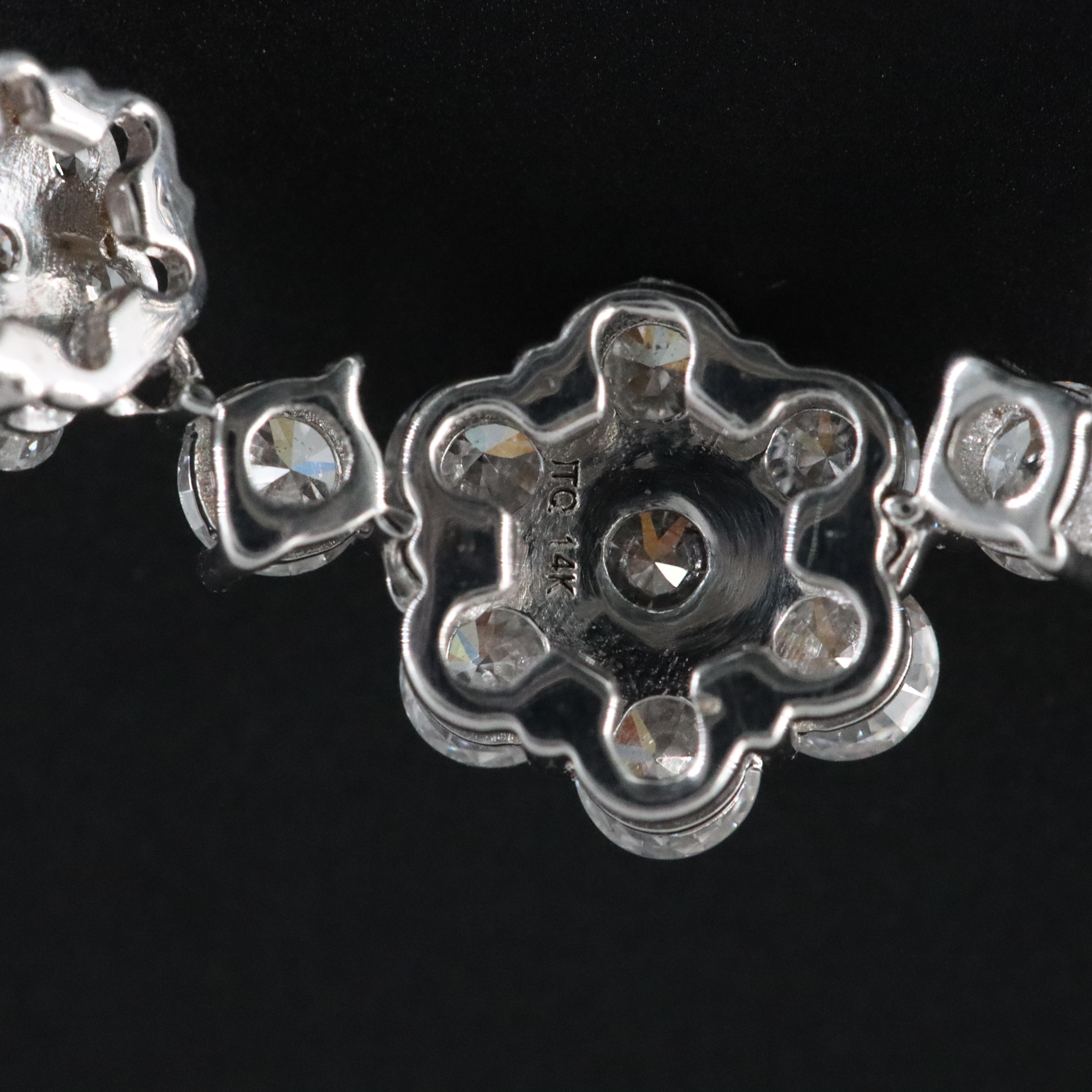 14K 2.57 CTW Lab Grown Diamond Necklace with IGI Jewelry Report