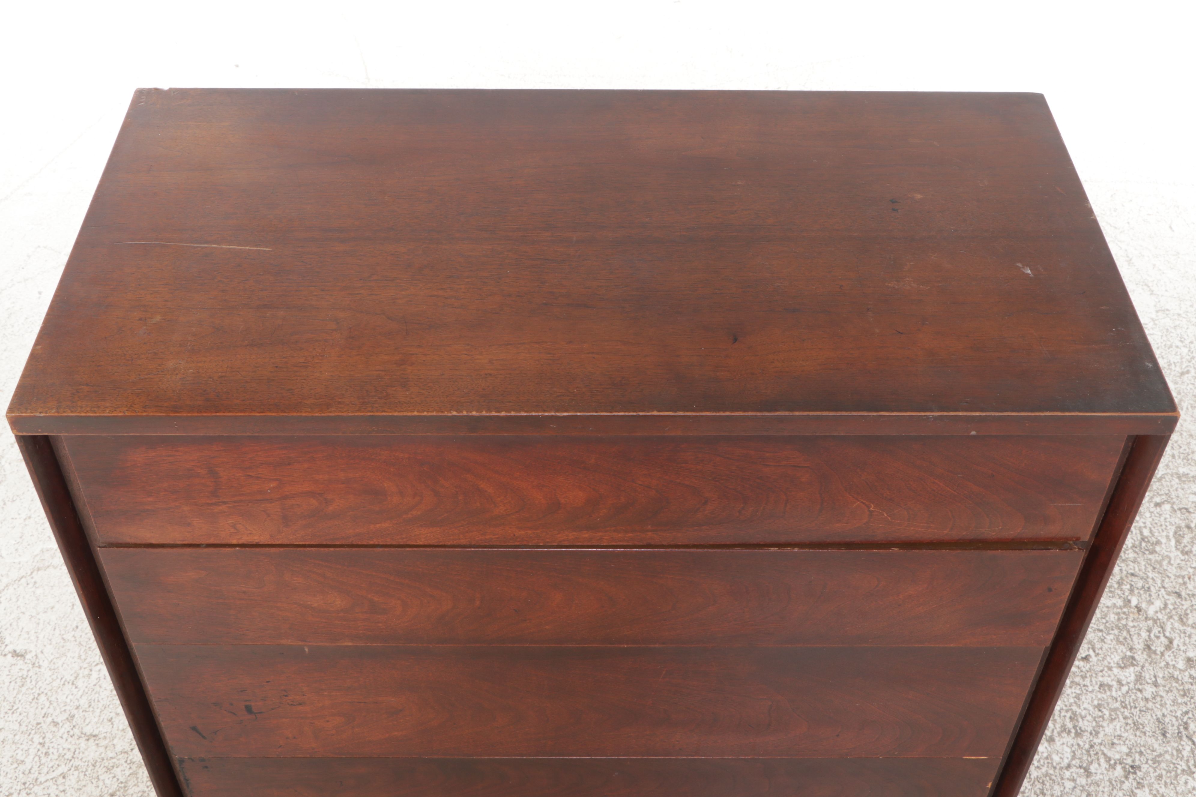 Mid Century Modern Walnut Chest of Drawers