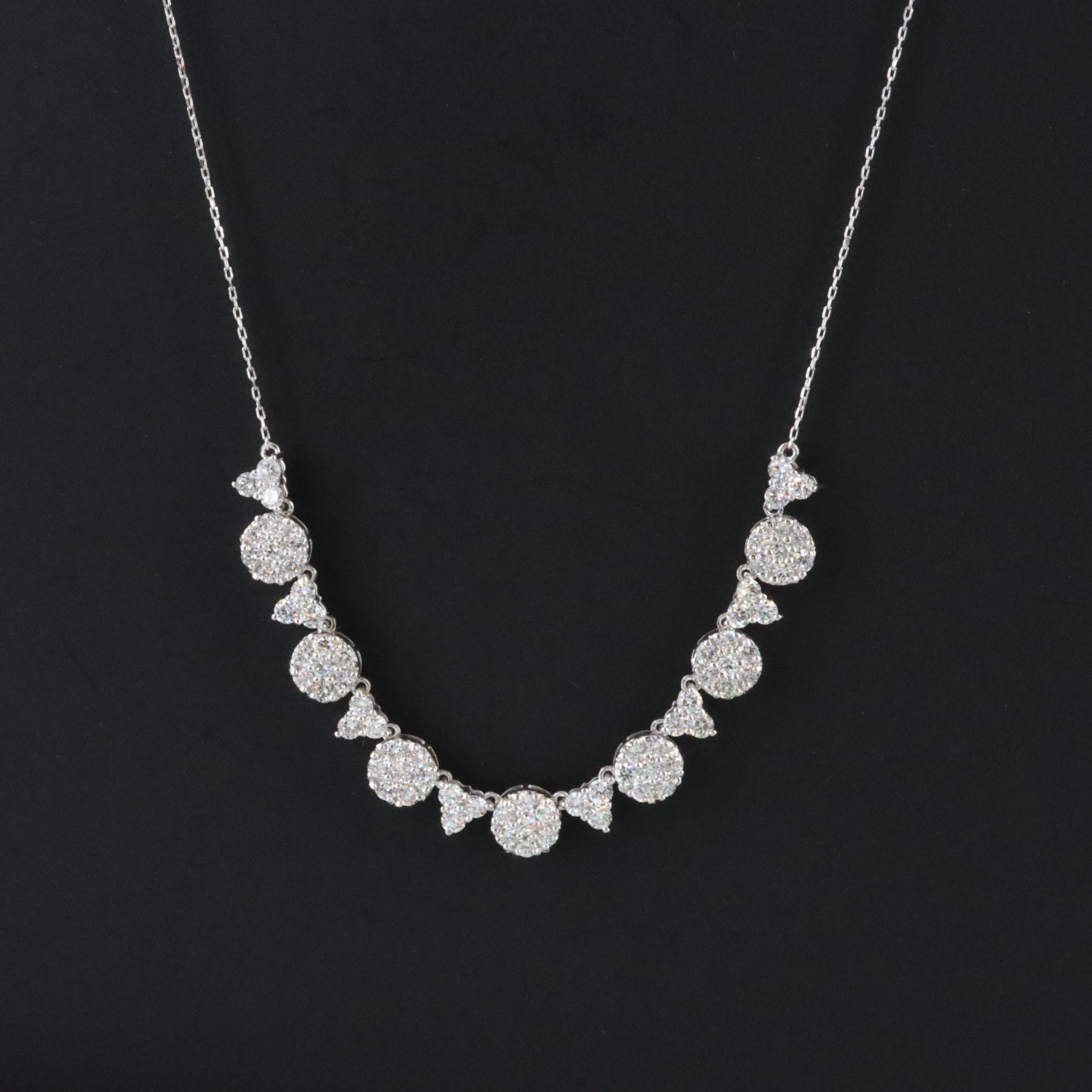 14K 2.10 CTW Lab Grown Diamond Necklace with IGI Jewelry Report