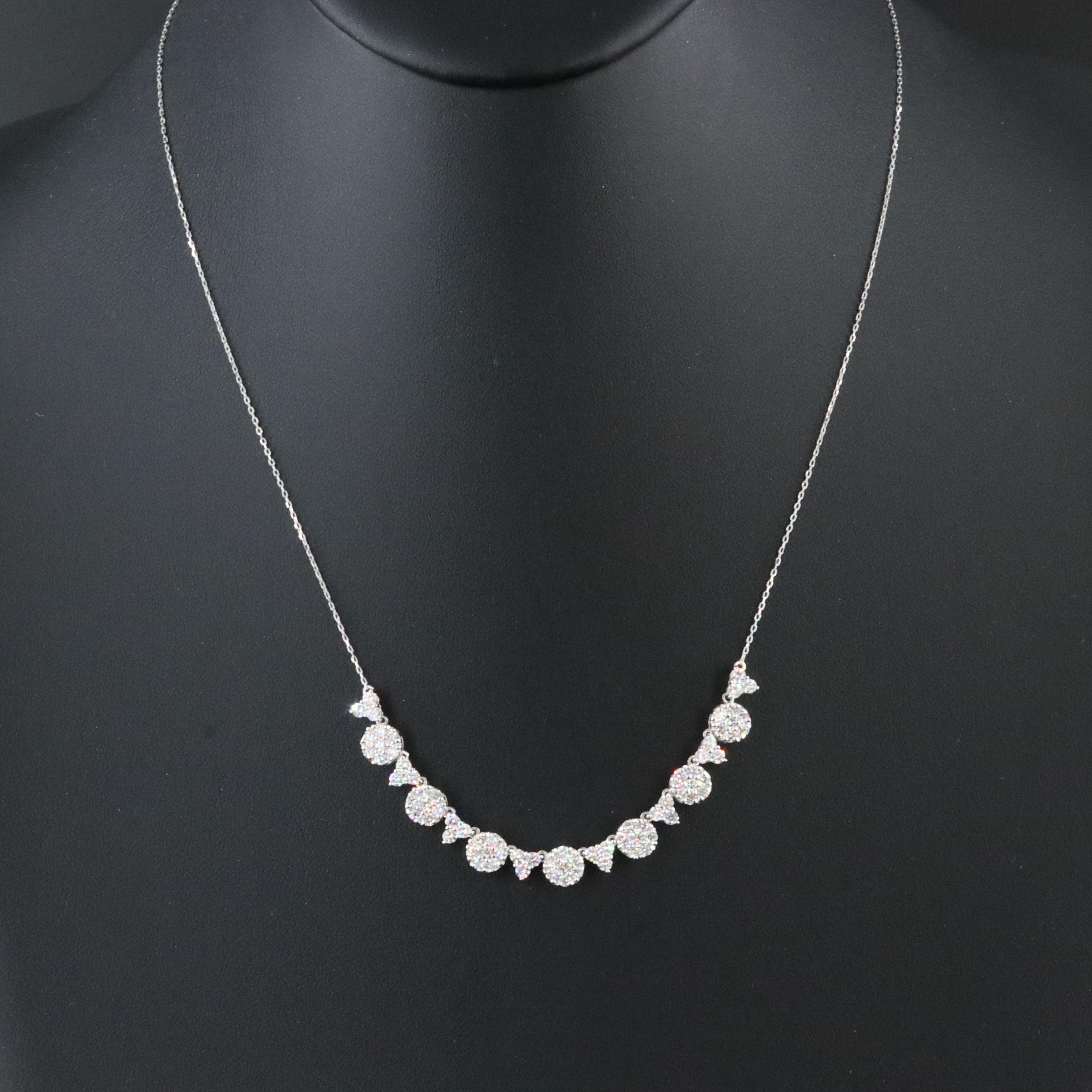 14K 2.10 CTW Lab Grown Diamond Necklace with IGI Jewelry Report